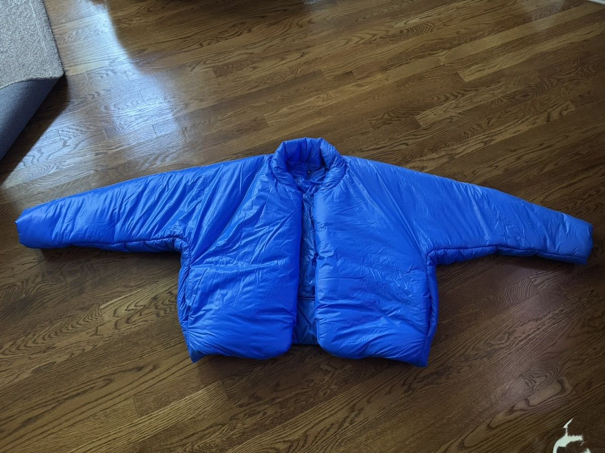 Kanye West Medium Blue Yeezy Gap Round Jacket Nylon Pre Order Size US M / EU 48-50 / 2 - 1 Thumbnail
