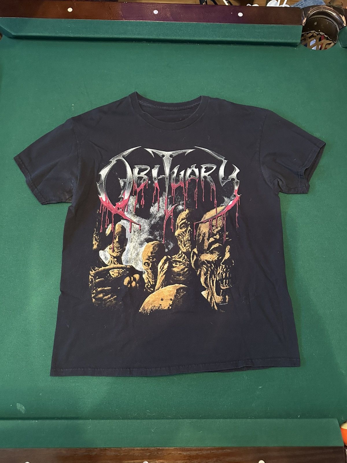 Vintage Obituary tour tee Size US M / EU 48-50 / 2 - 1 Thumbnail