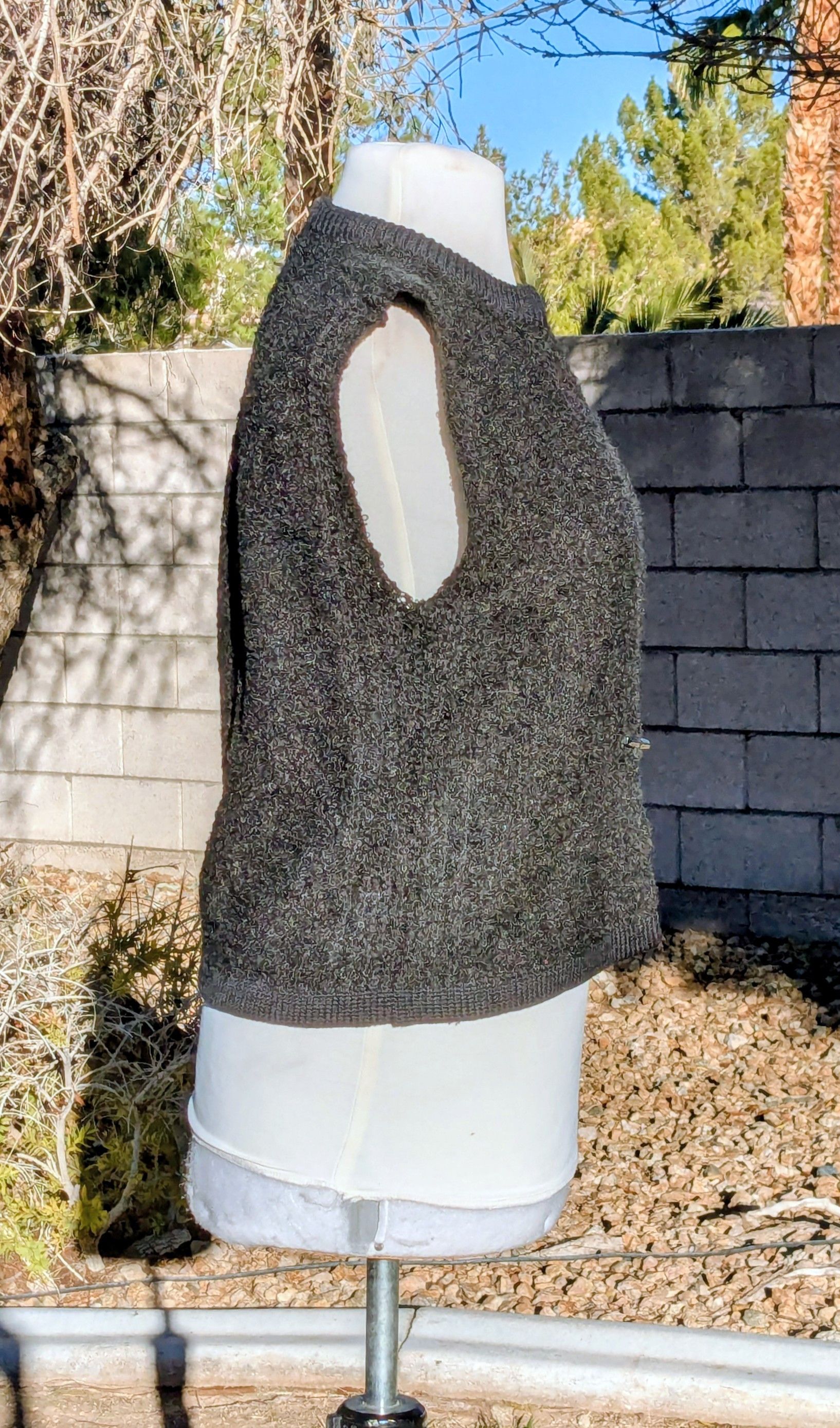 Other Vintage Japanese Onyx Vivastasse Petite Knit Sweater Vest Size M / US 6-8 / IT 42-44 - 2 Thumbnail