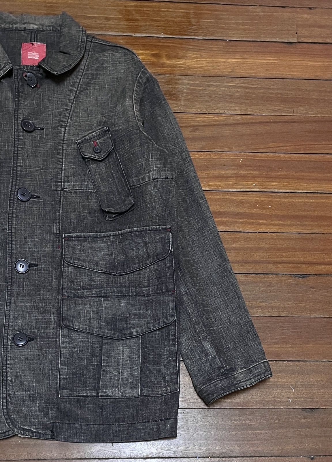 Japanese Brand × Le Grande Bleu (L.G.B.) Rare Design Vintage Brand Three Style Tactical Jacket 1990s Size US L / EU 52-54 / 3 - 6 Thumbnail