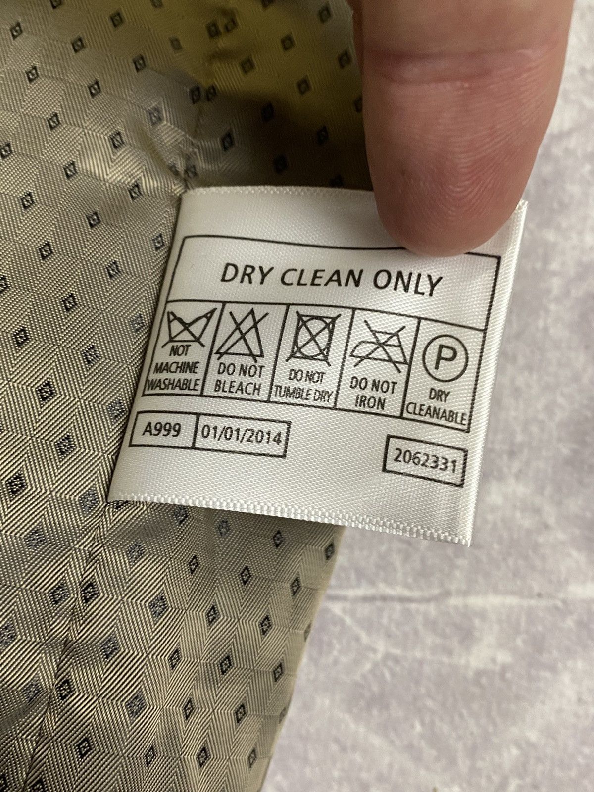 Harris Tweed Harris Tweed EWM Check Herringbone Windowpane Size: M Size 44R - 5 Thumbnail