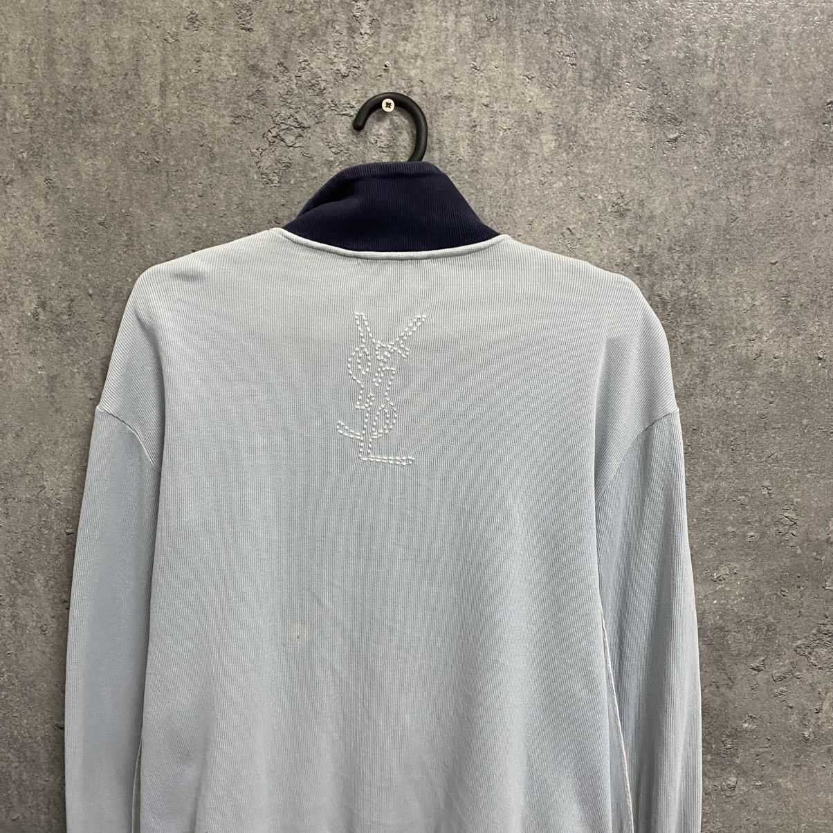 Yves Saint Laurent Vintage Yves Saint Laurent Sweatshirt Zip Up Jumper YSL Size US L / EU 52-54 / 3 - 9 Thumbnail