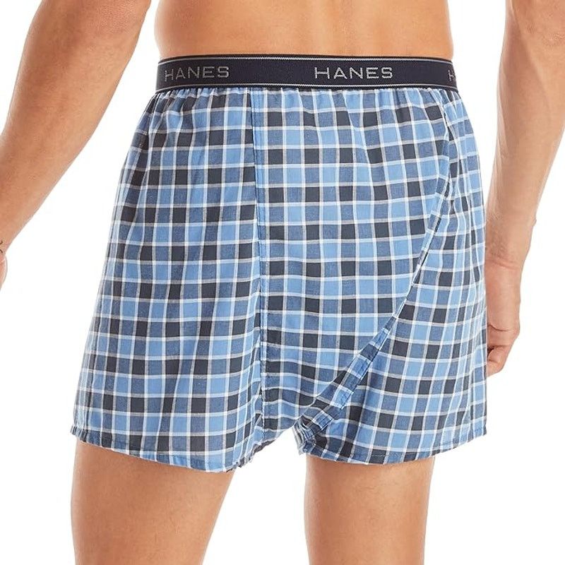 Hanes New 6-Pack Hanes Men Medium Waistband Boxer Underwear Size ONE SIZE - 4 Thumbnail