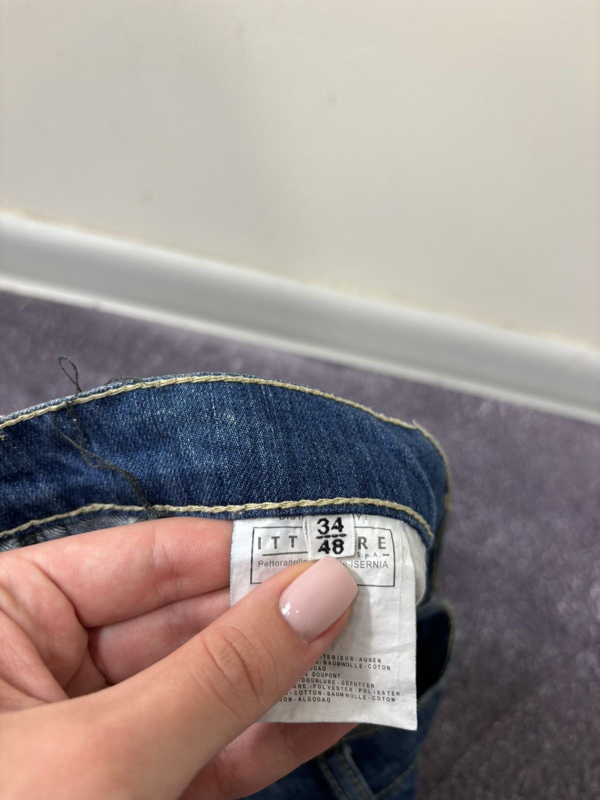 Dolce & Gabbana Vintage Dolce & Gabbana Women’s Embroidered Logo Denim Jeans Size 34" / US 12 / IT 48 - 18 Thumbnail