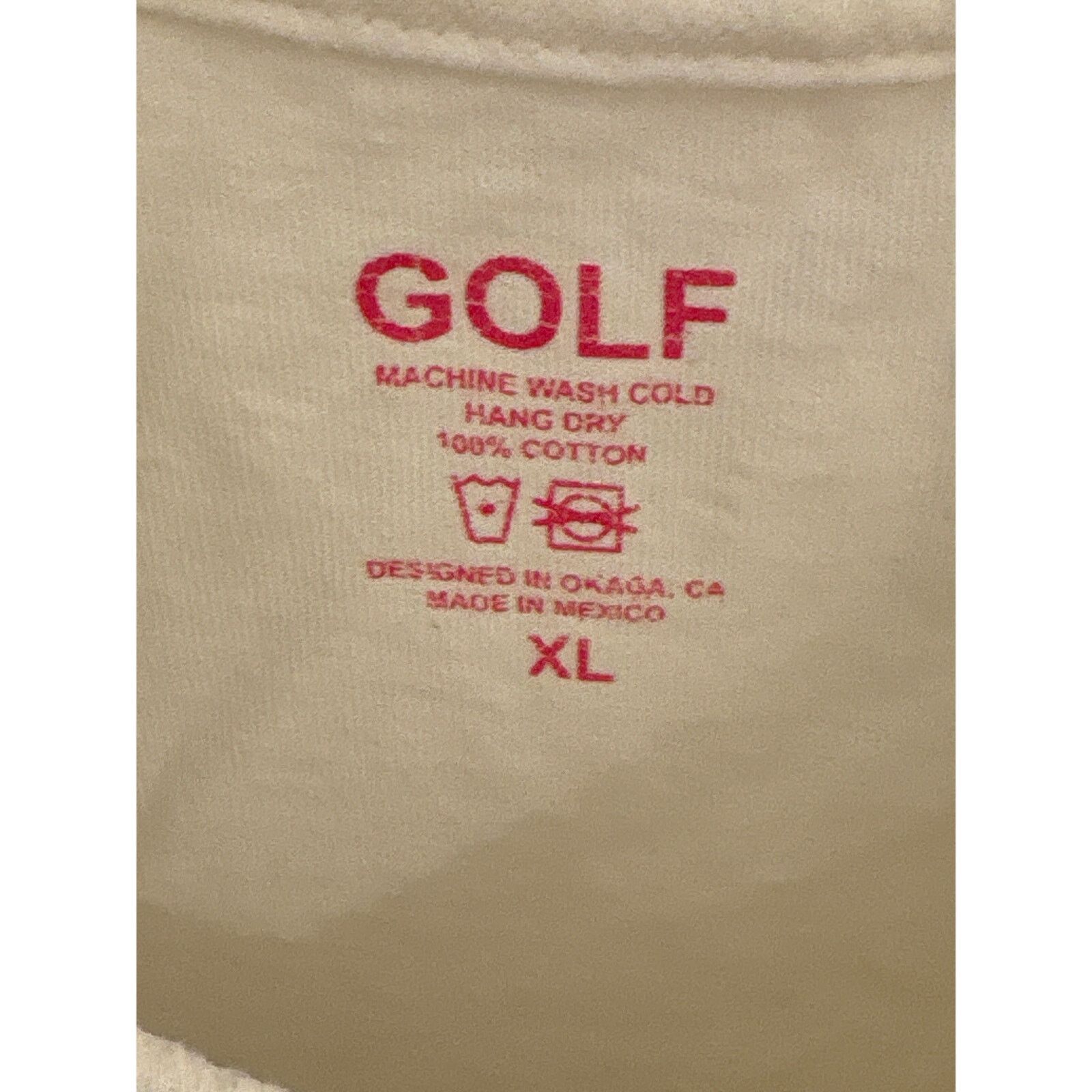 Golf Wang 2017 original Anti!! golf doll tee XL white shirt tyler xl Size US XL / EU 56 / 4 - 3 Thumbnail