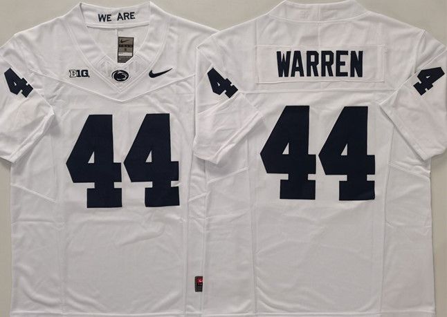 Penn State Nittany Lions #44 Davis Warren White 2024 Jersey