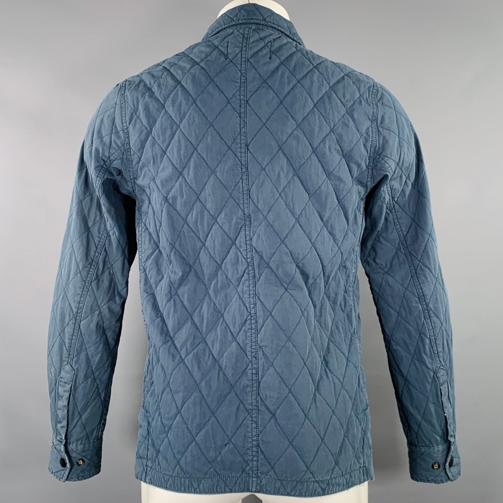 Scotch & Soda SCOTCH AND SODA Size S Blue Quilted Jacket Size US S / EU 44-46 / 1 - 3 Thumbnail