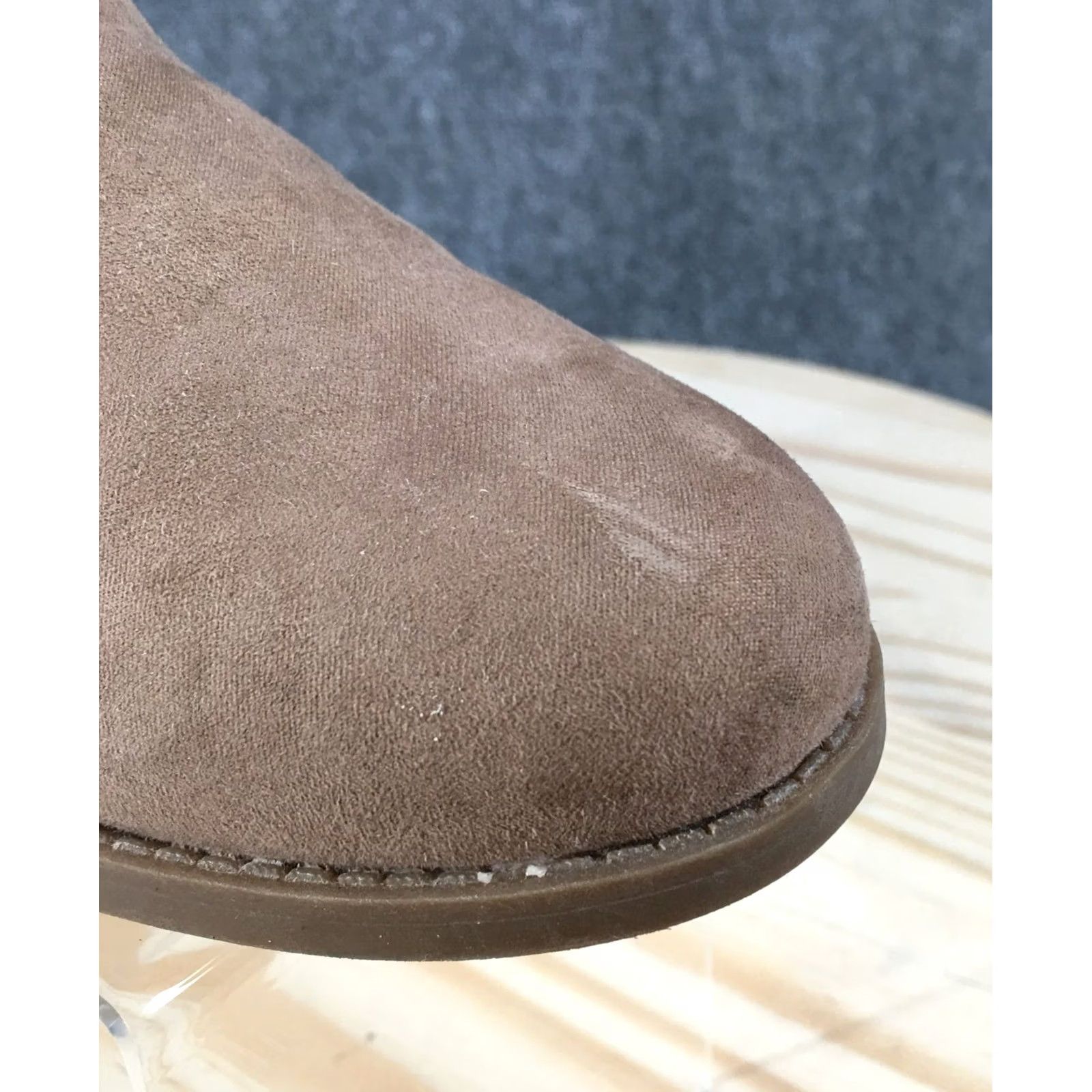 Old Navy Old Navy Boots Womens 8 Casual Side Zip Ankle Bootie Brown Fabric Low Heels Size US 8 / IT 38 - 6 Thumbnail
