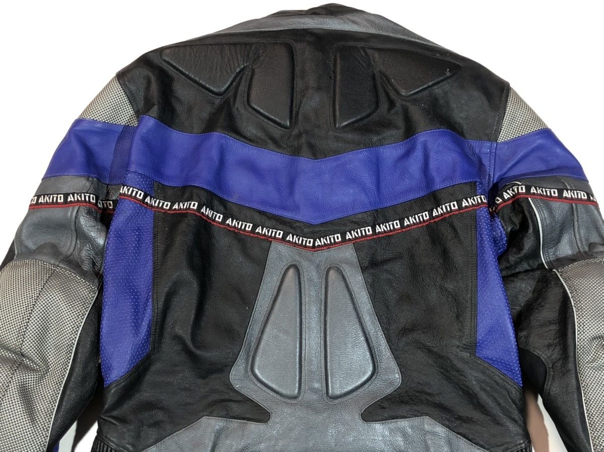 Ferrari × Honda × Yamaha Akito Motorcycle Moto Leather Jacket Racing Size US L / EU 52-54 / 3 - 12 Thumbnail
