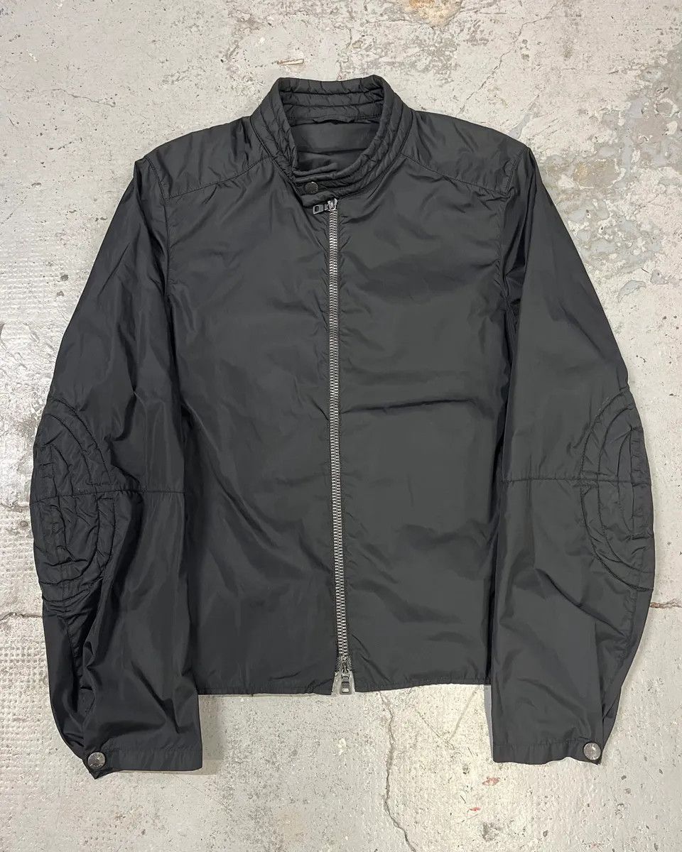 Prada SS2000 Prada Biker Black Nylon Padded Jacket Size US M / EU 48-50 / 2 - 1 Thumbnail