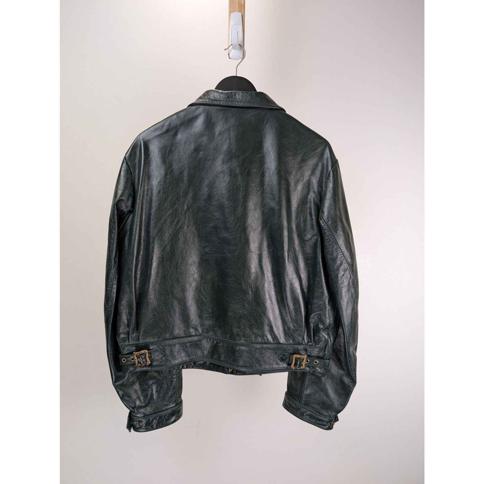 Enfants Riches Deprimes o1rshd1 Scorpio Rising Leather Jacket in Deep Green Size US XL / EU 56 / 4 - 13 Thumbnail