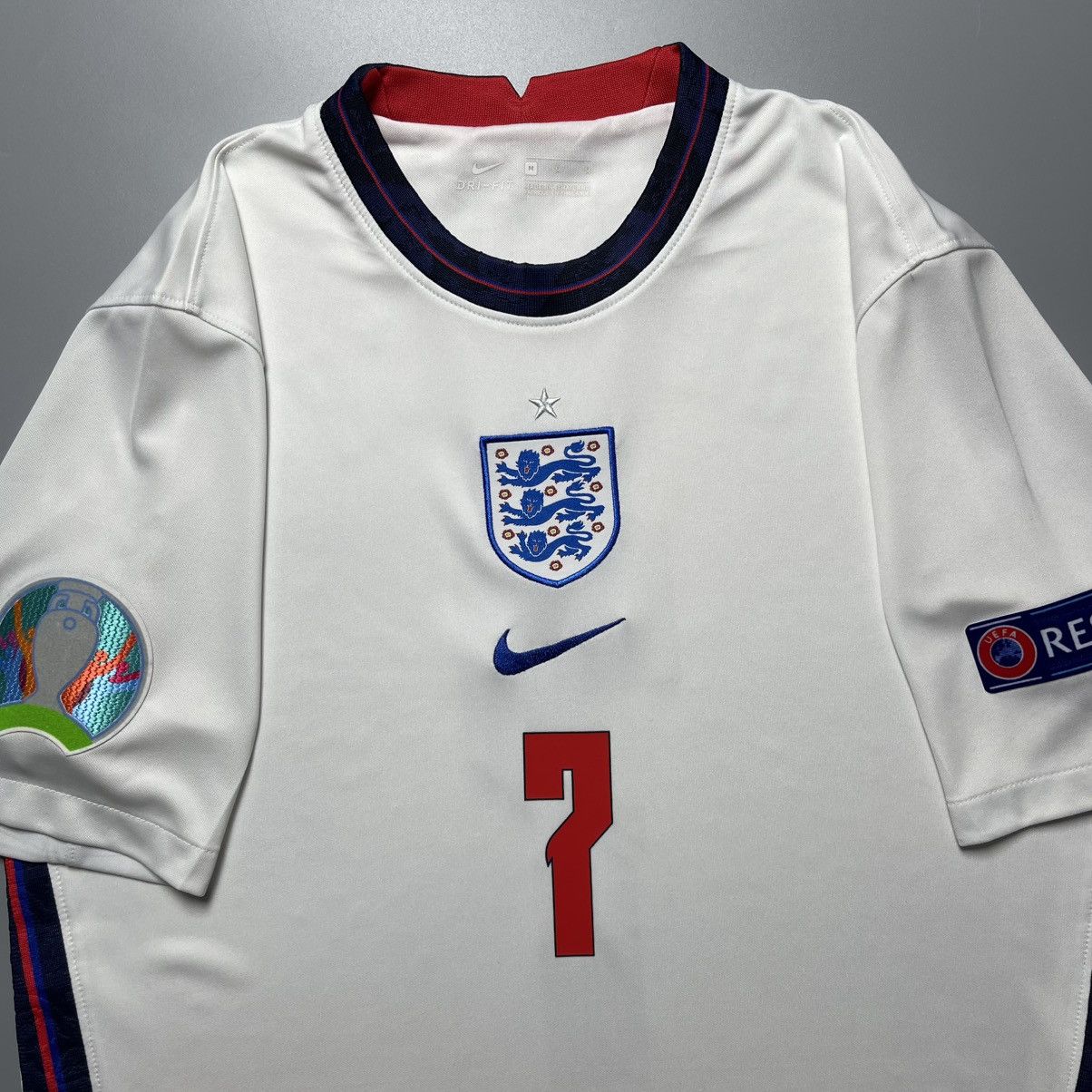 Nike ENGLAND NIKE 2020 EURO FOOTBALL HOME JERSEY #7 GREALISH Size US M / EU 48-50 / 2 - 4 Thumbnail