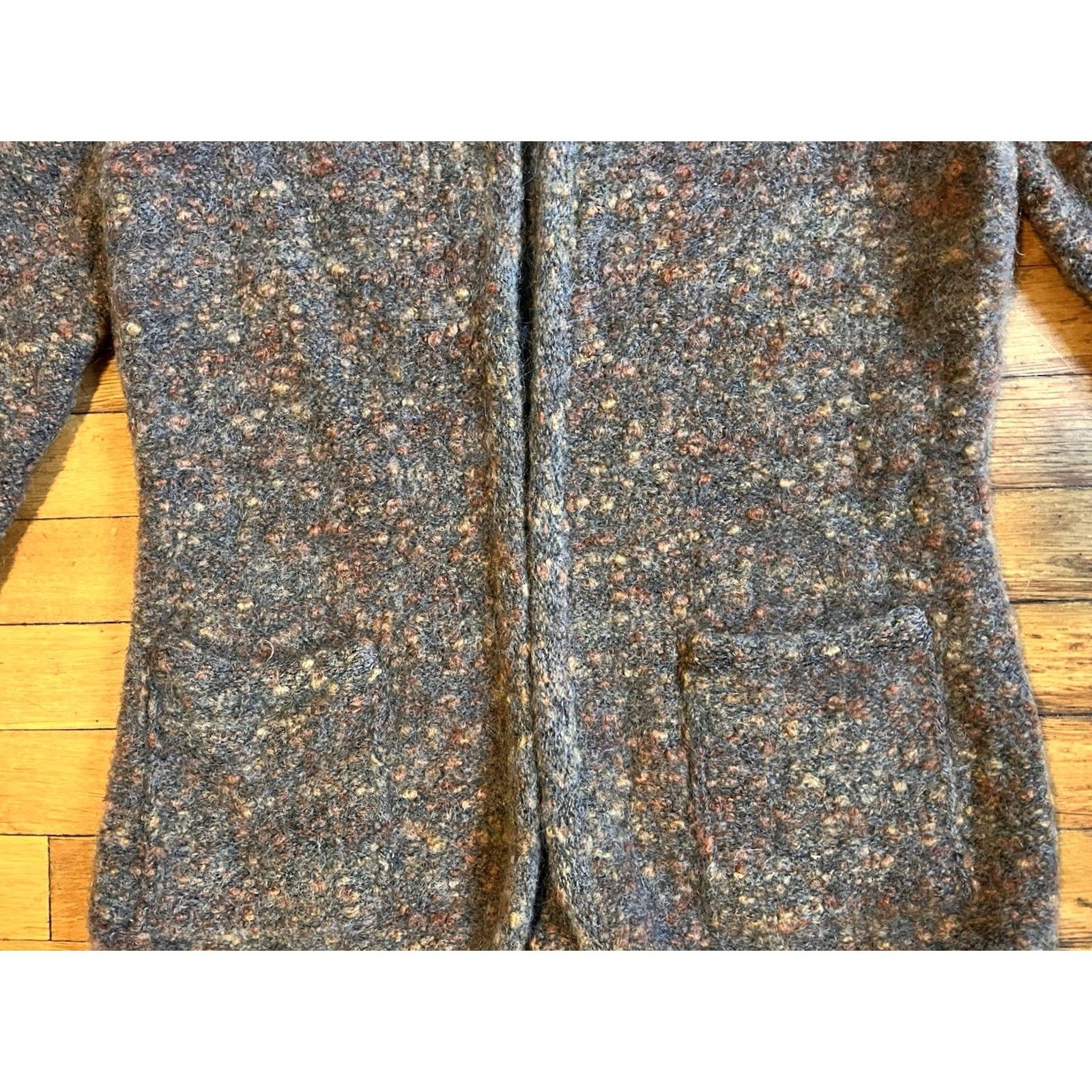 Vintage VINTAGE IB Diffusion Mohair Blend Cardigan Sweater Women's M Beige 90s Size M / US 6-8 / IT 42-44 - 3 Thumbnail