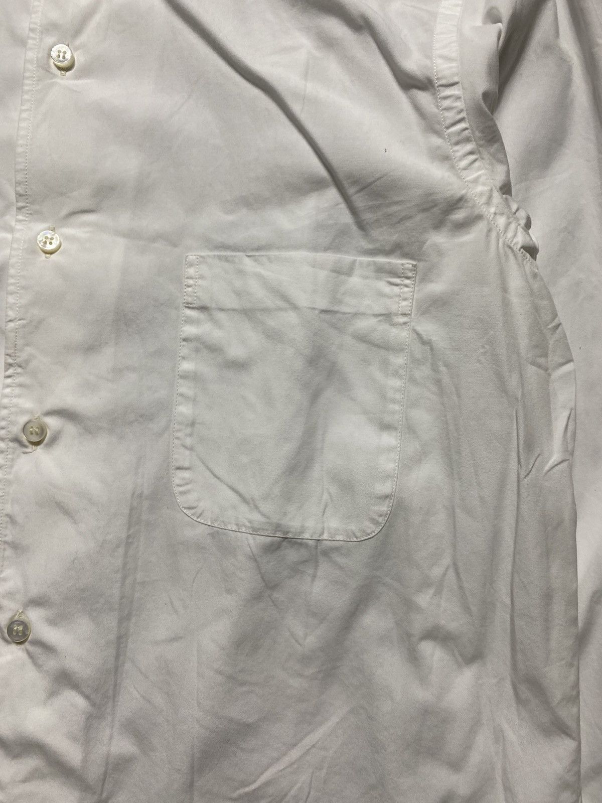 Loro Piana LORO PIANA ANDRE COTTON SHIRT OPTICAL WHITE Size US S / EU 44-46 / 1 - 9 Thumbnail