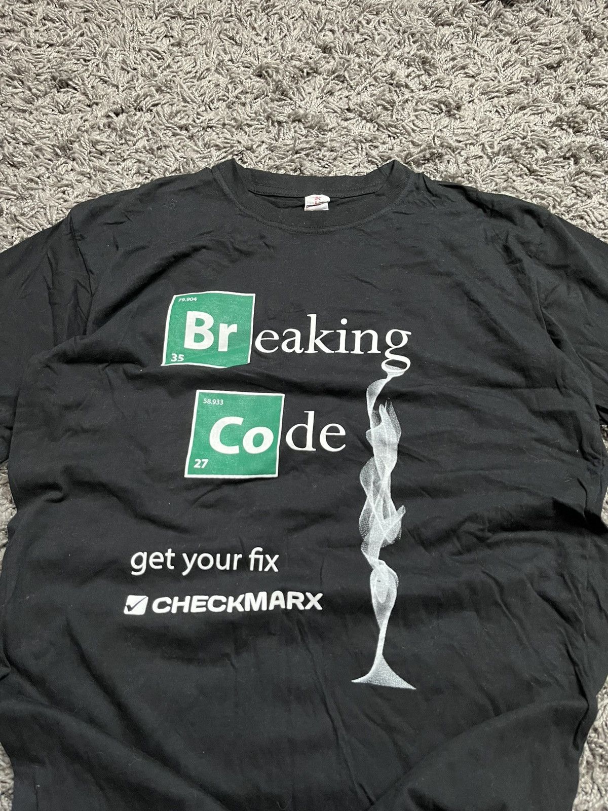 Band Tees Vintage Y2K "Breaking Code" Graphic Tee Size US L / EU 52-54 / 3 - 3 Thumbnail