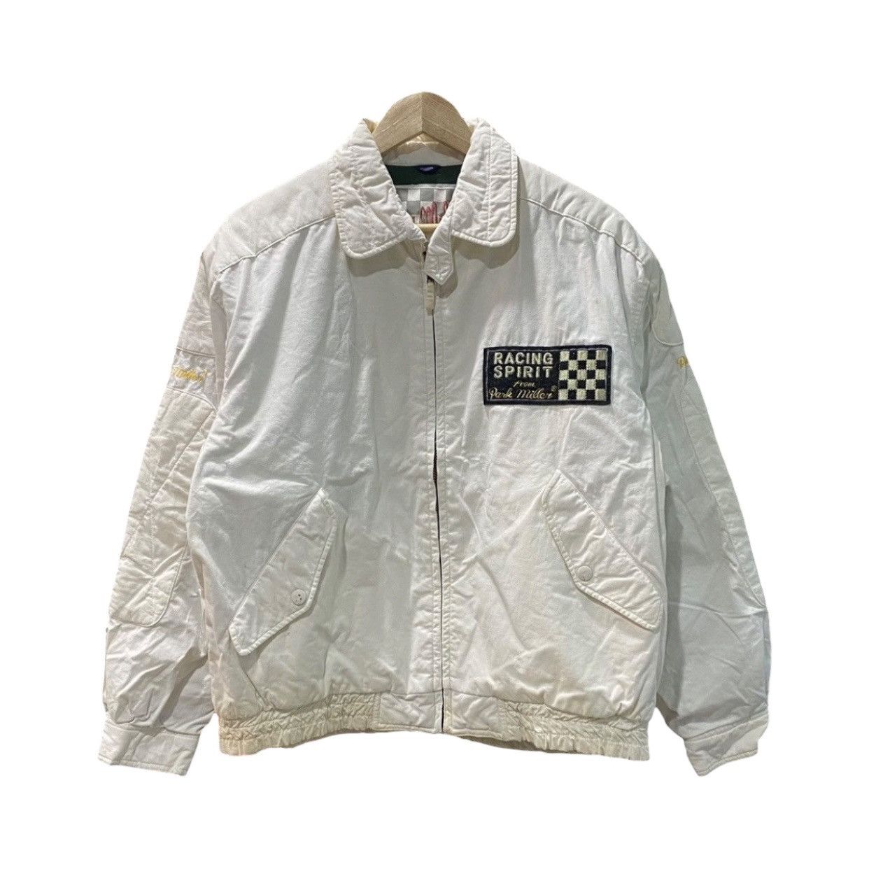Japanese Brand Vintage Racing Spirit Park Miller Grand Prix Bomber Jacket Size US M / EU 48-50 / 2 - 2 Thumbnail