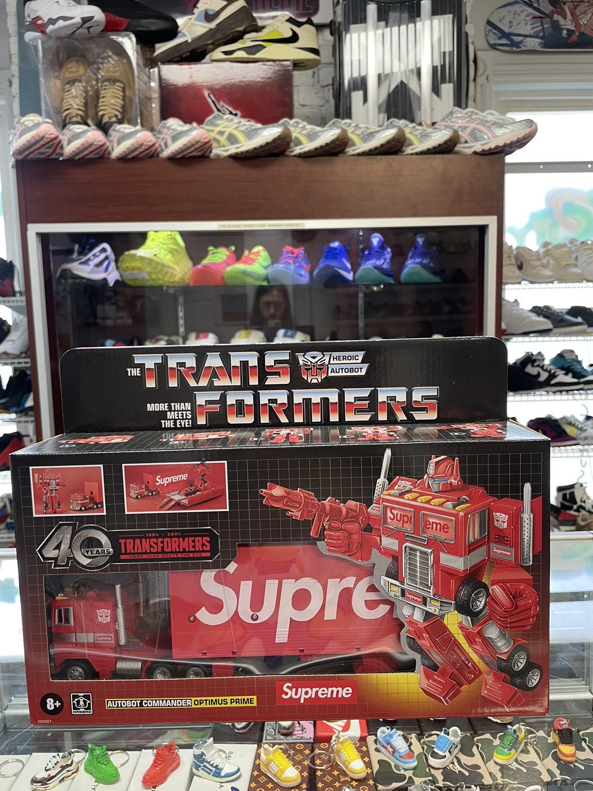Supreme x Transformers G1 Optimus Figure Supreme Transformers G1
