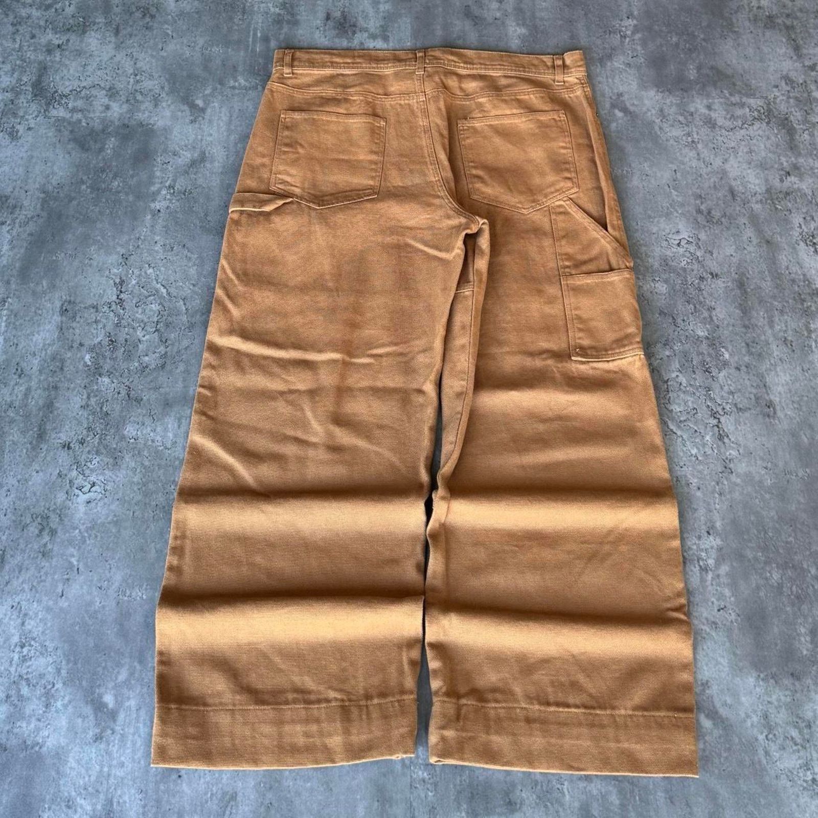 Carhartt × Carhartt Wip × JNCO Carhartt Style Double Knee Baggy Wide Leg Carpenter Pants Size US 36 / EU 52 - 2 Thumbnail