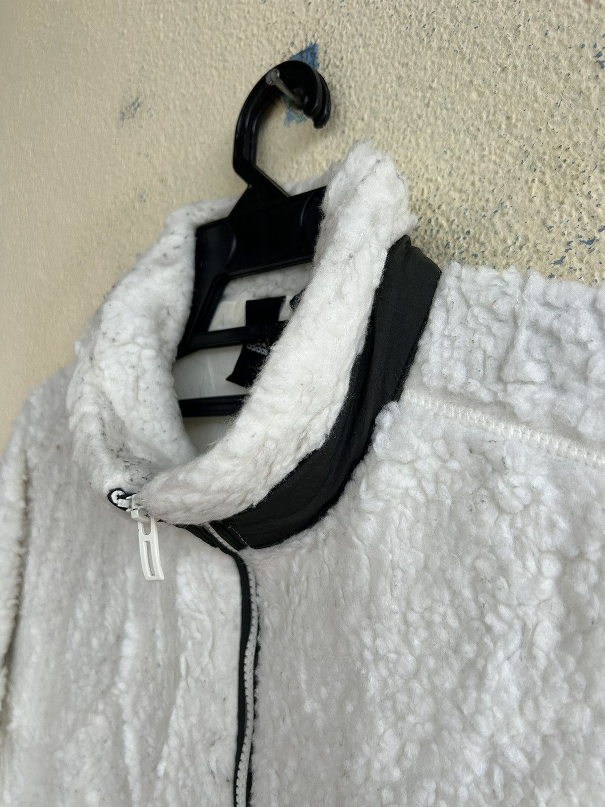 Adidas Adidas Three Stripes Zip Up Sherpa Fleece Size US S / EU 44-46 / 1 - 7 Thumbnail