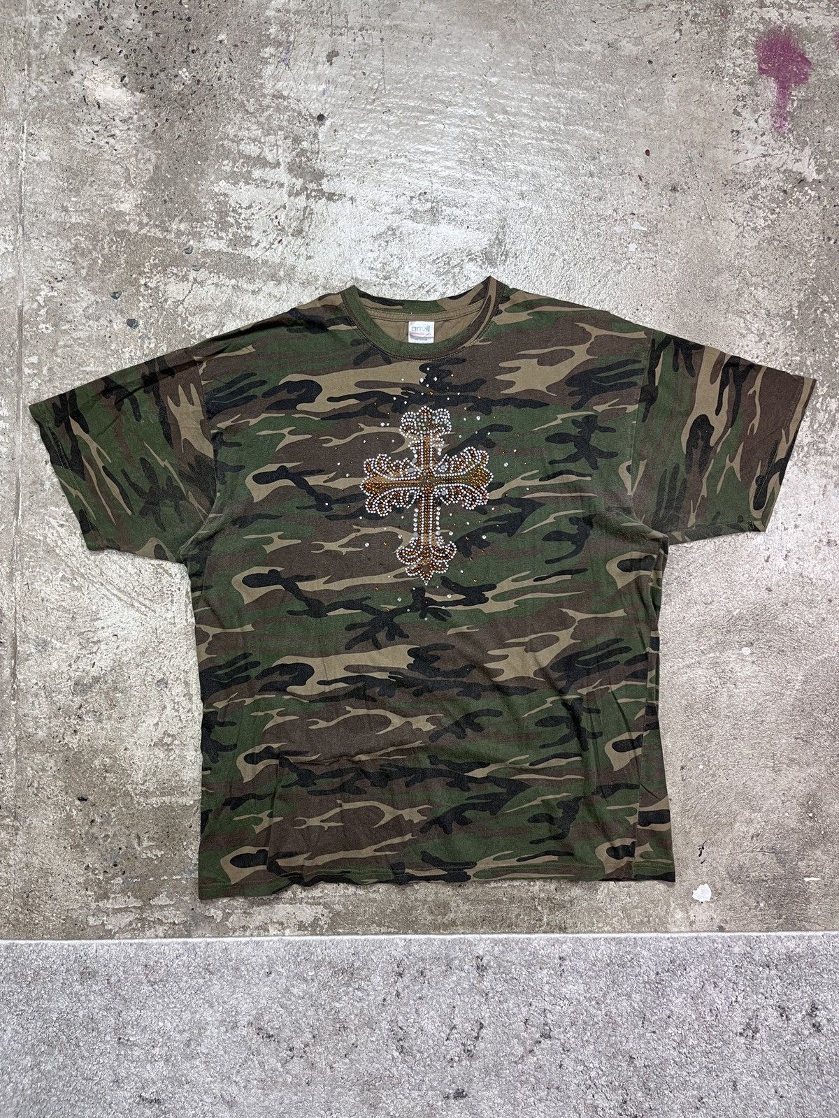 Vintage CHROME HEARTS STYLE Y2K RETRO OVERSIZED BOXY FIT SHIRT 1990s Size US XXL / EU 58 / 5 - 2 Thumbnail