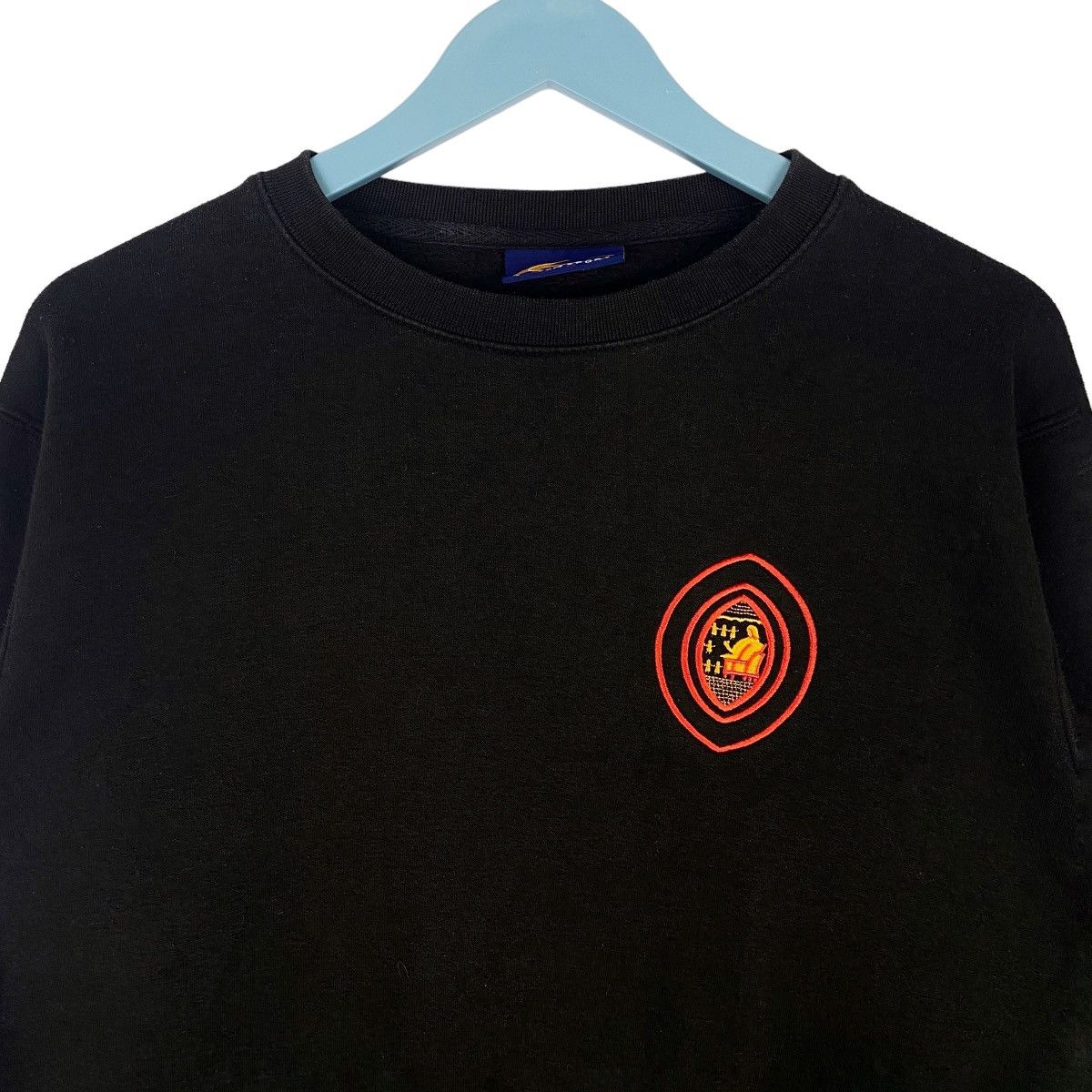 Designer × Vintage Oakhom Sweatshirt Black Crewneck Pullover Jumper Size US M / EU 48-50 / 2 - 2 Thumbnail