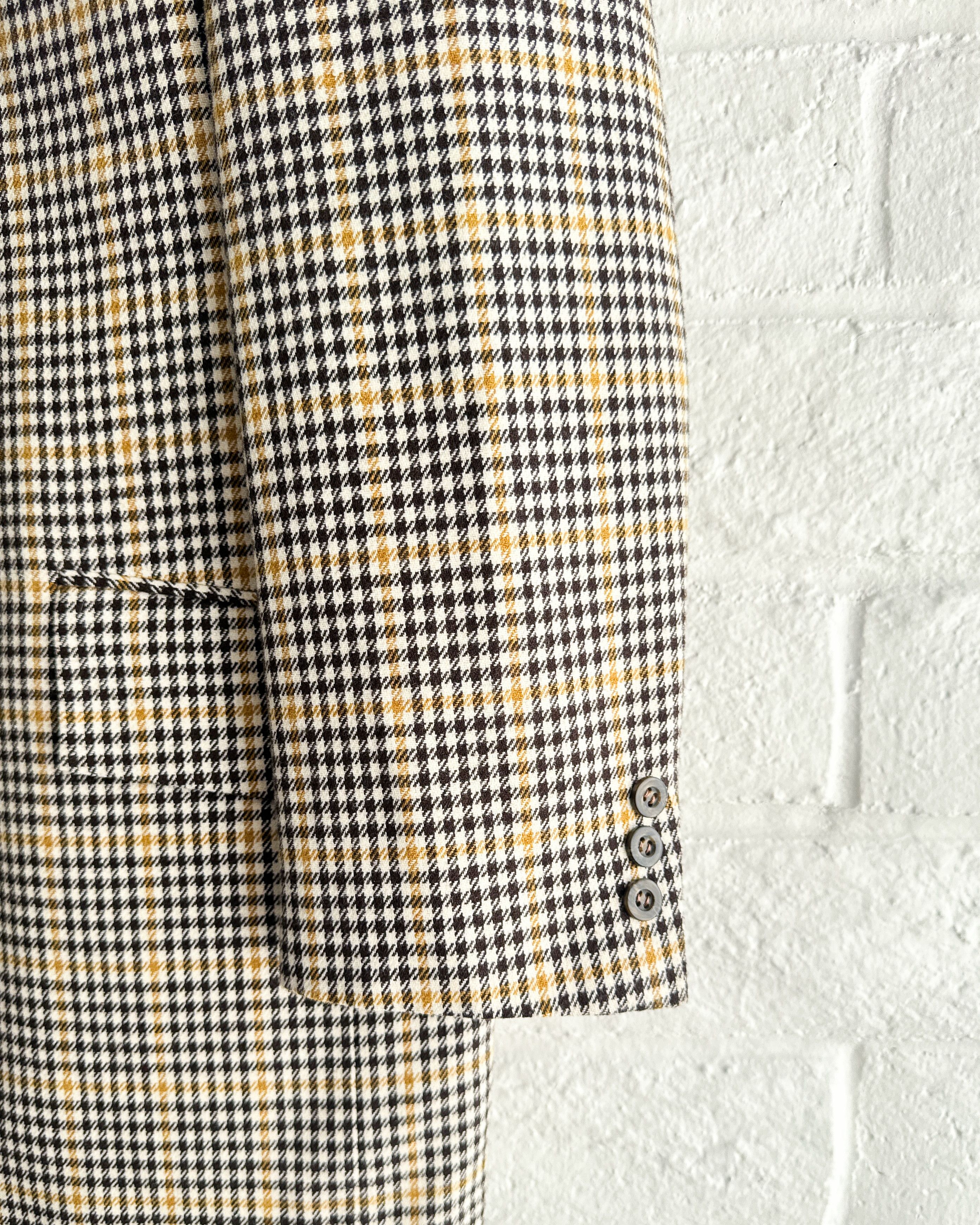 Vintage Vintage 1960s Cricketeer Harris & Frank Houndstooth Blazer Size 48S - 3 Thumbnail