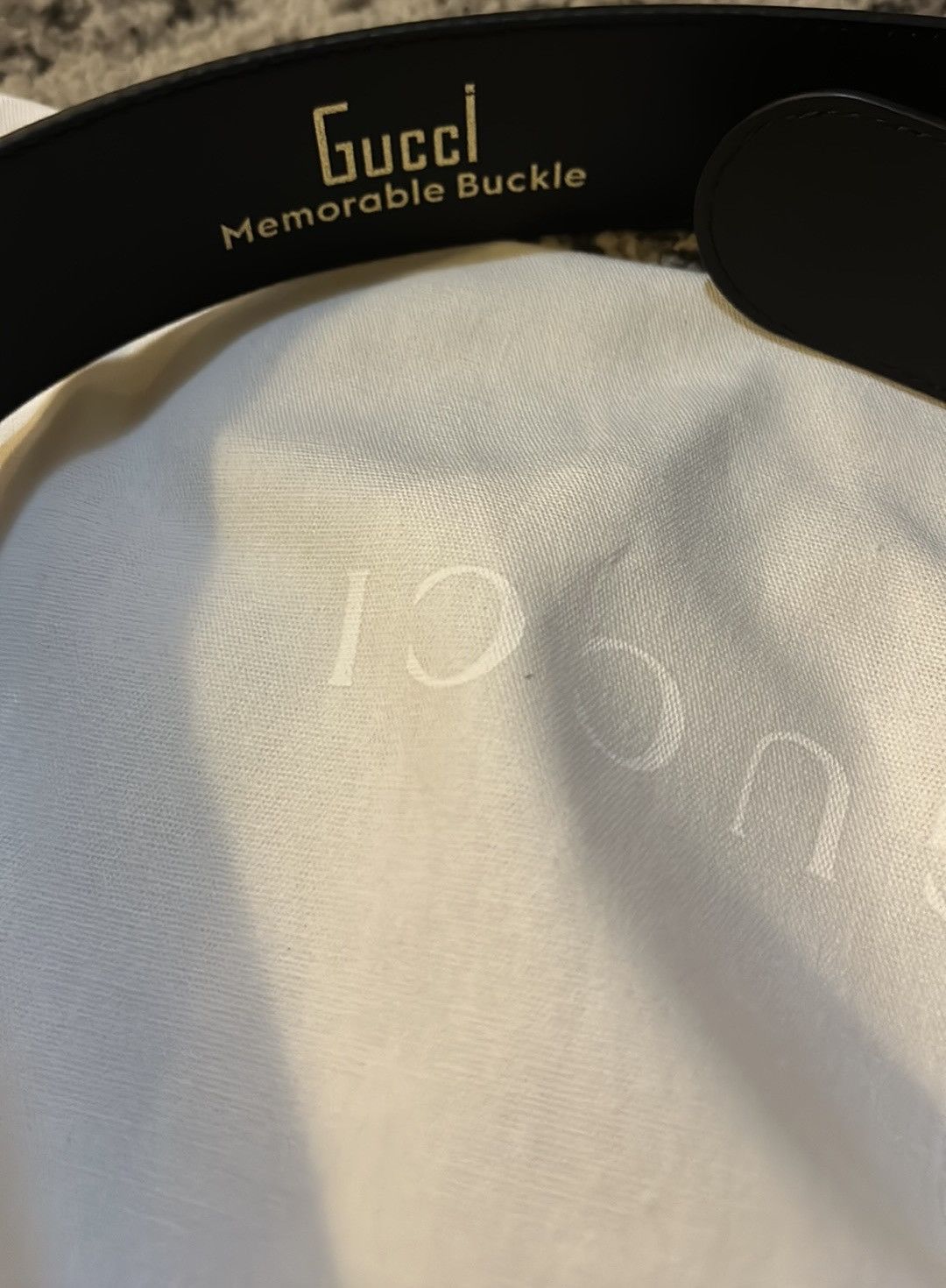 Gucci Gucci Polka Dot Memorable Buckle G Logo Leather Belt sz 100 Size ONE SIZE - 4 Thumbnail