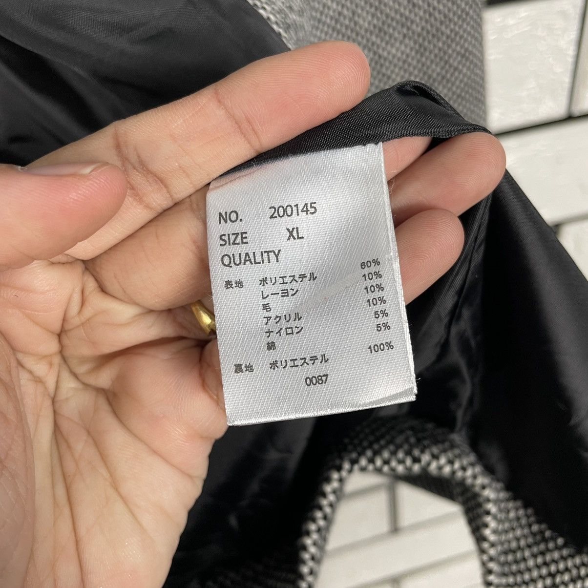 Japanese Brand Japanese Brand Roshell Houndstooth Jacket Size US M / EU 48-50 / 2 - 16 Thumbnail