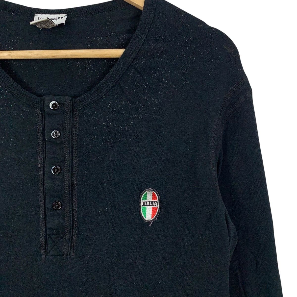 Dolce & Gabbana DOLCE AND GABBANA Underwear Calcio Italy Long Sleeve Tshirt Size US S / EU 44-46 / 1 - 3 Thumbnail