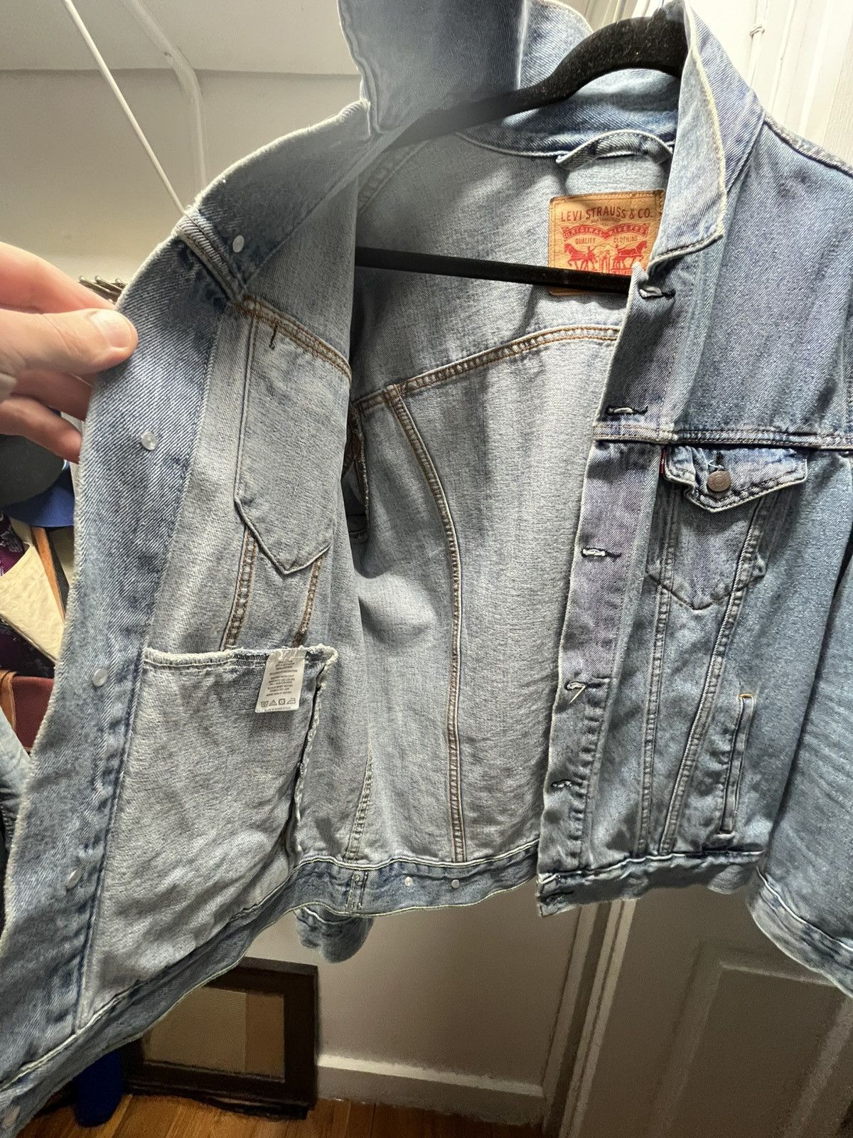 Levi's Levi’s Original Denim Jacket Size US L / EU 52-54 / 3 - 2 Thumbnail
