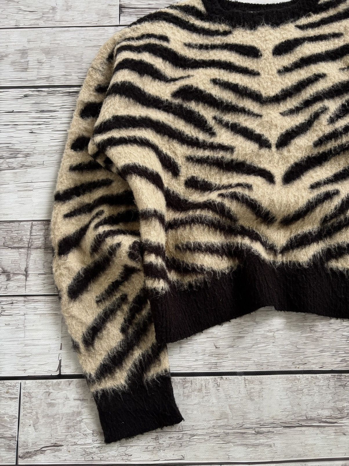 Hysteric Glamour × Yohji Yamamoto Vintage Y2K Mohair Teddy Grass Sweater Cutie Style Size US M / EU 48-50 / 2 - 3 Thumbnail