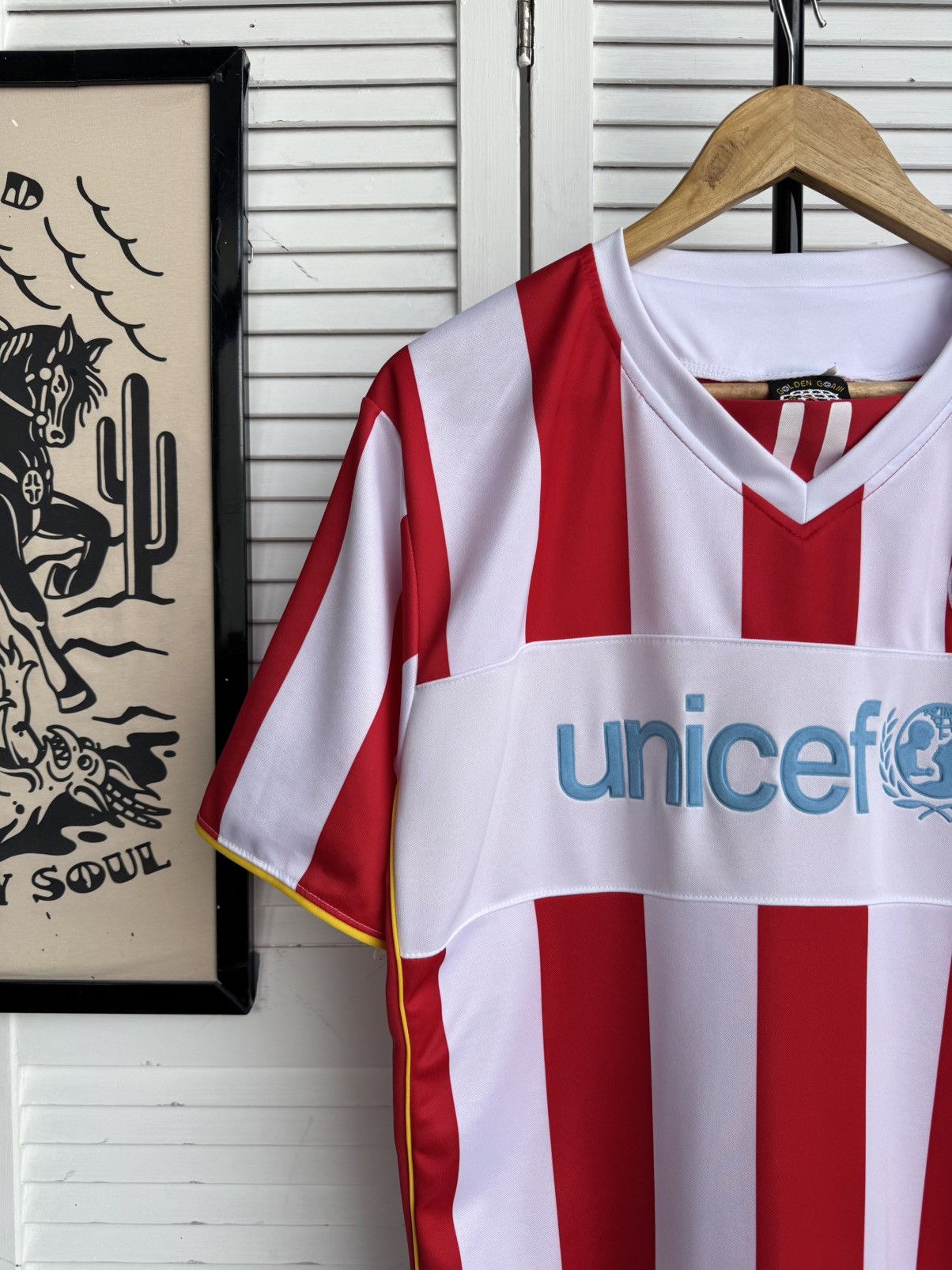 Vintage Vintage Olympiacos Mitroglou 7 Football Jersey Soccer Shirt Size US L / EU 52-54 / 3 - 5 Thumbnail