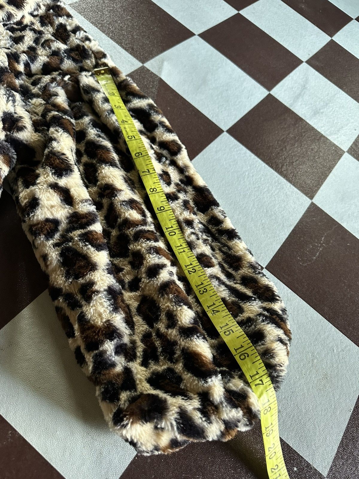 Japanese Brand 🔥gorgoeus🔥Pumpkin port leopard crop top fleece jacket Size M / US 6-8 / IT 42-44 - 10 Thumbnail