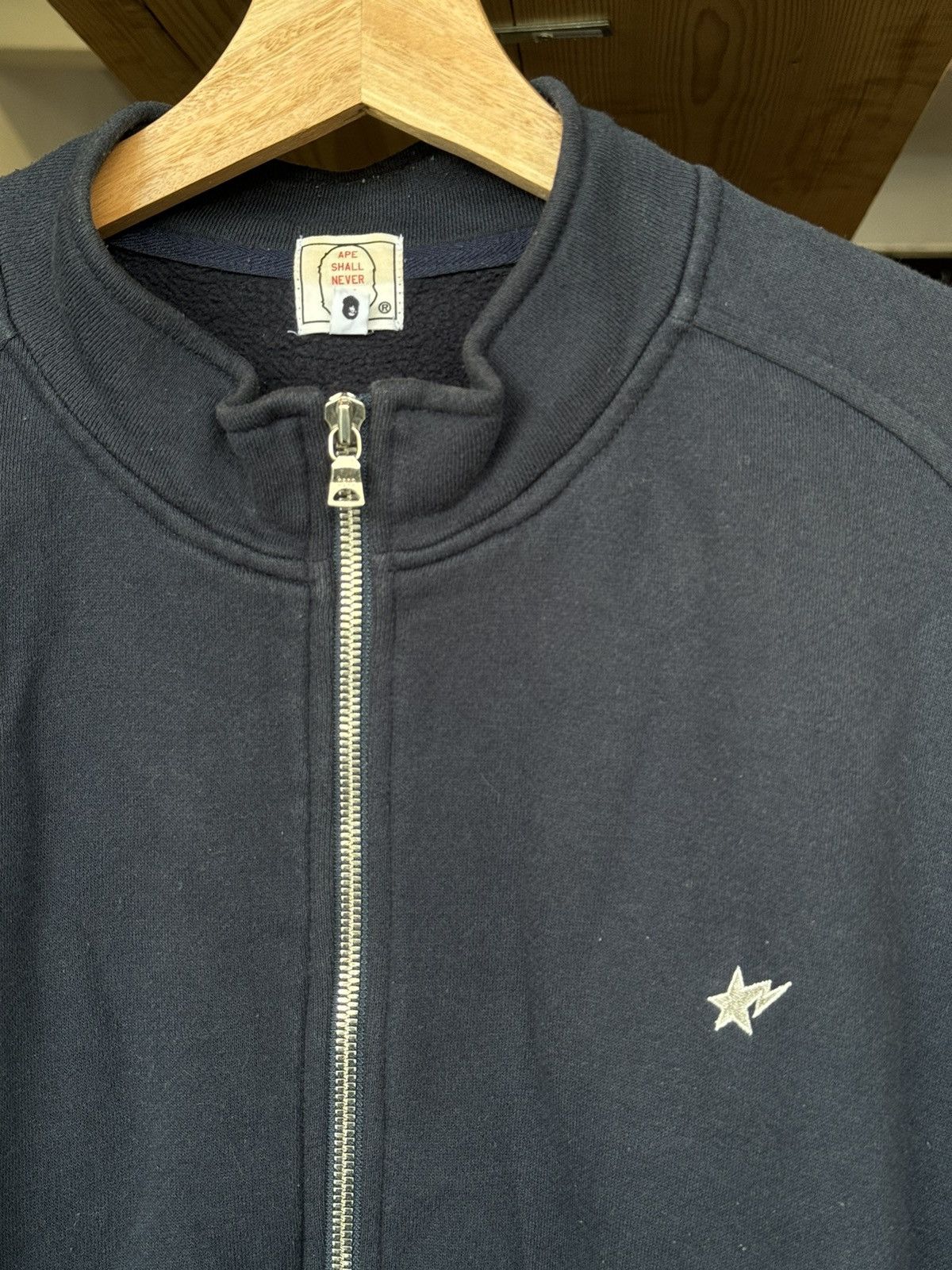 BapeSta A Bathing Ape Zipper Cotton Jacket