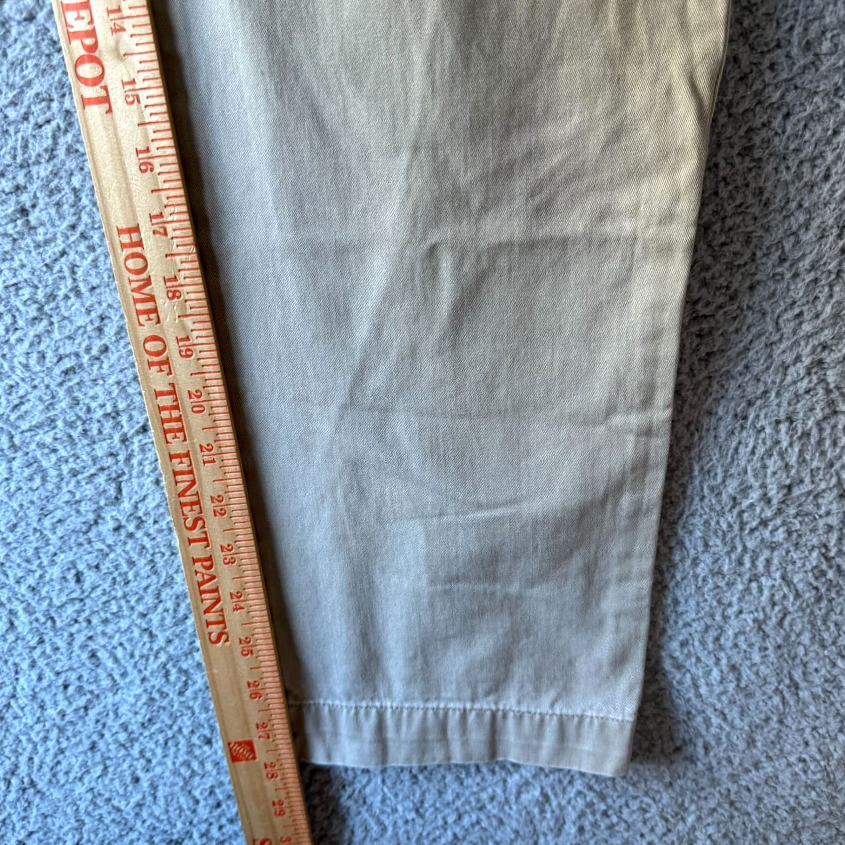 Polo Ralph Lauren Polo Ralph Lauren Pants Mens 32/30 Beige Preston Pant Straight Heavyweight Work Slim Chino Office Casual Belt Loop Pockets Logo Size US XS / EU 42 / 0 - 4 Thumbnail