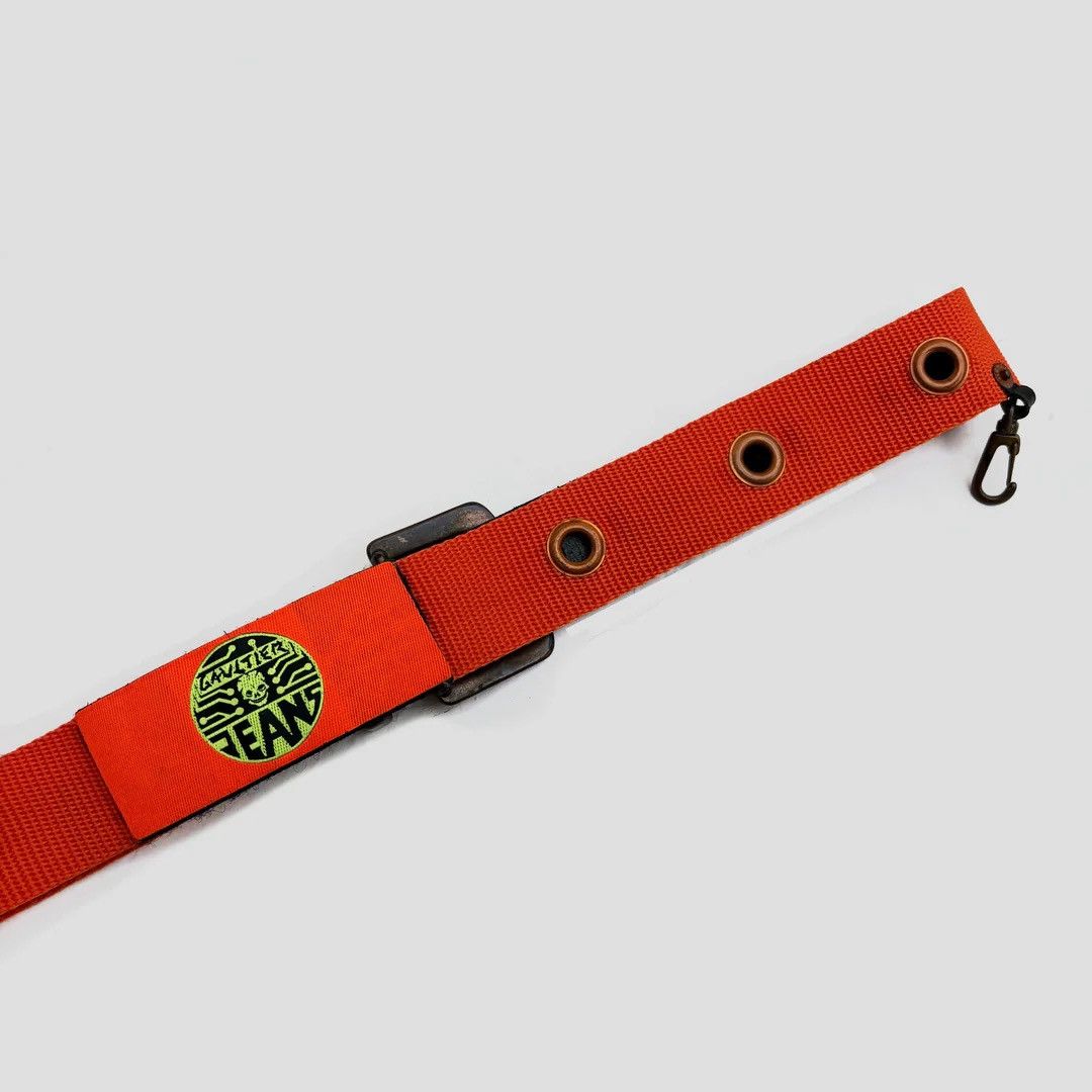 Jean Paul Gaultier Gaultier Jean’s 1995 95 90s Vintage Circuit Orange Belt Size ONE SIZE - 3 Thumbnail