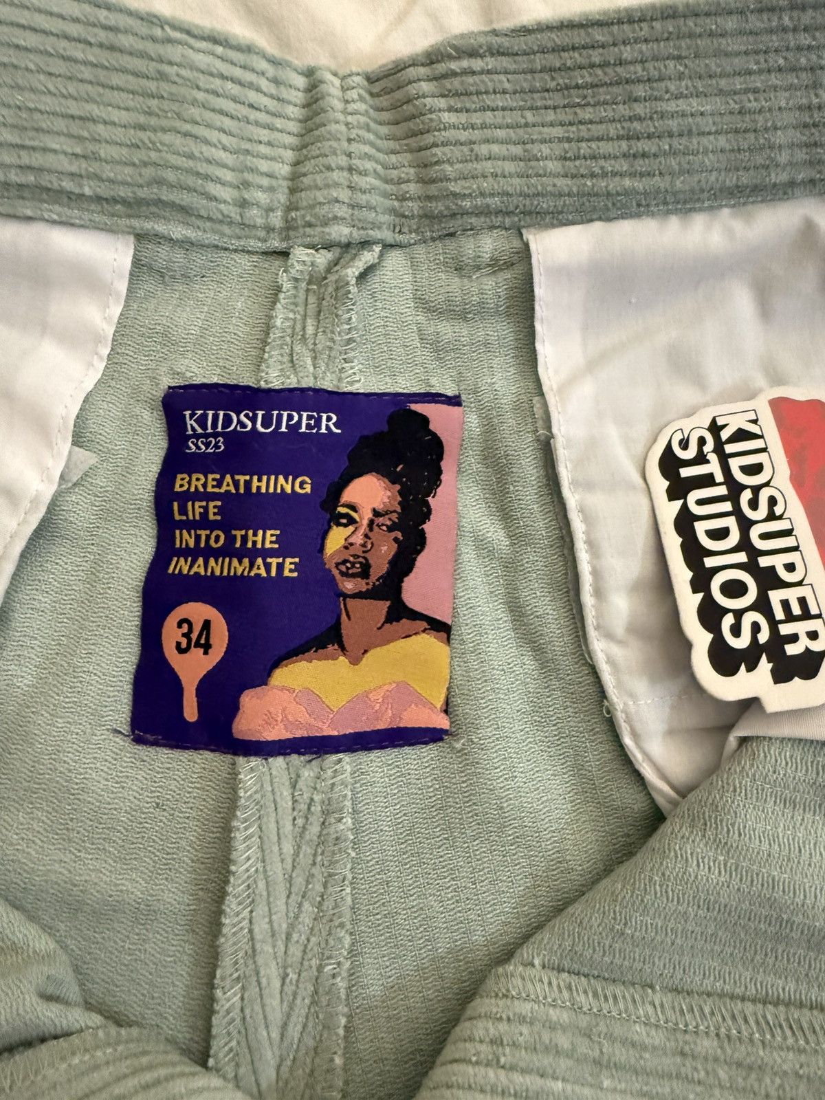 KidSuper KidSuper Jazz Club Corduroy Pants Teal L Size US 34 / EU 50 - 5 Thumbnail