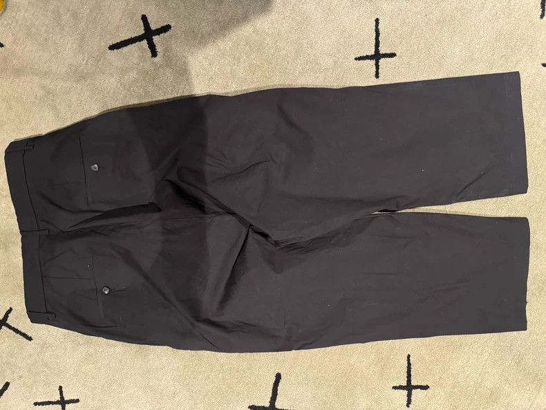 Rick Owens Rick Owens Fringed wax pants- Size US 34 / EU 50 - 2 Thumbnail