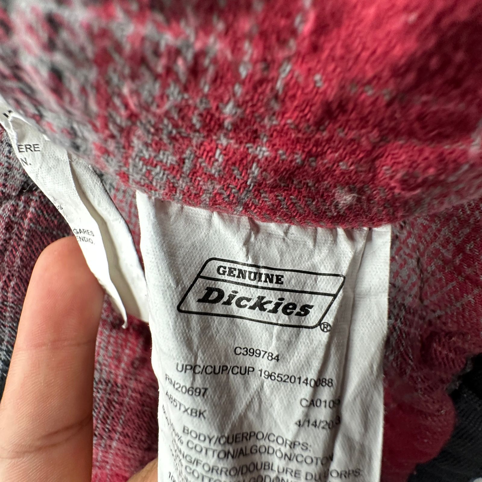 Dickies Dickies Lined Canvas Snap Button Work Shirt Jacket Small Size US S / EU 44-46 / 1 - 10 Thumbnail