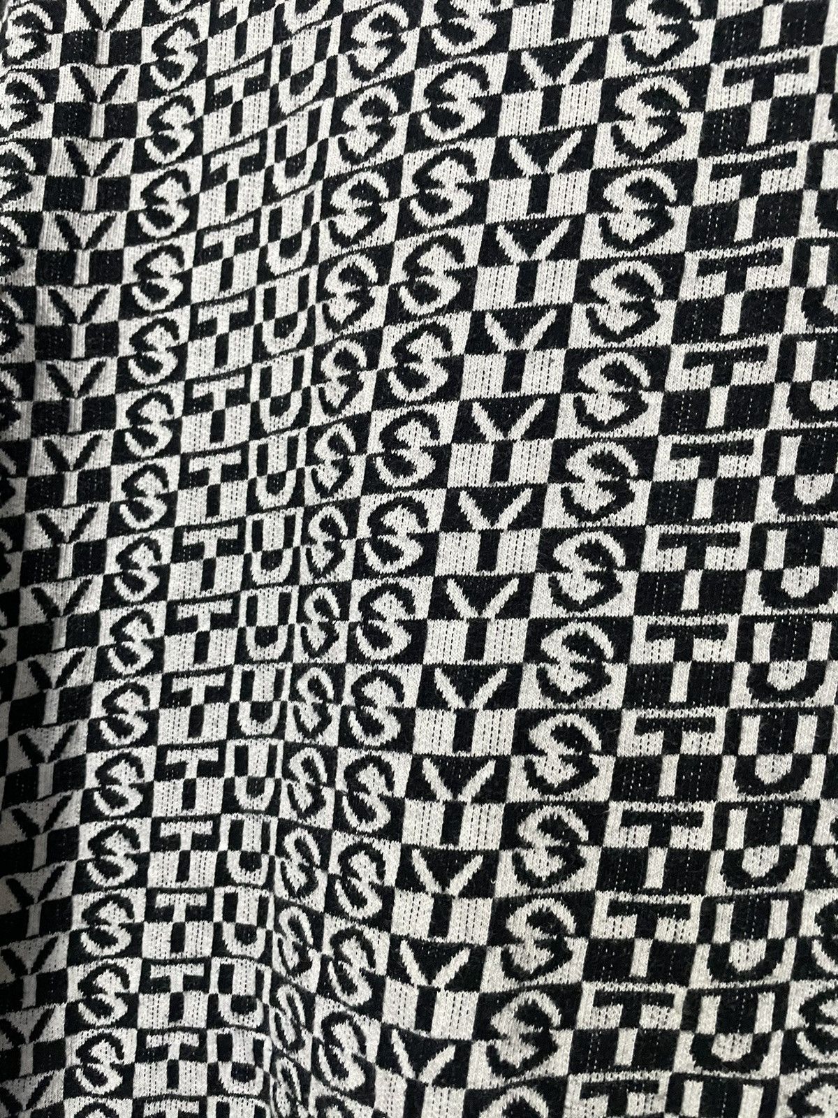 Stussy Rare Stussy Jacquard Check Crew Tee Streetwear T Shirt Y2K Size US M / EU 48-50 / 2 - 7 Thumbnail