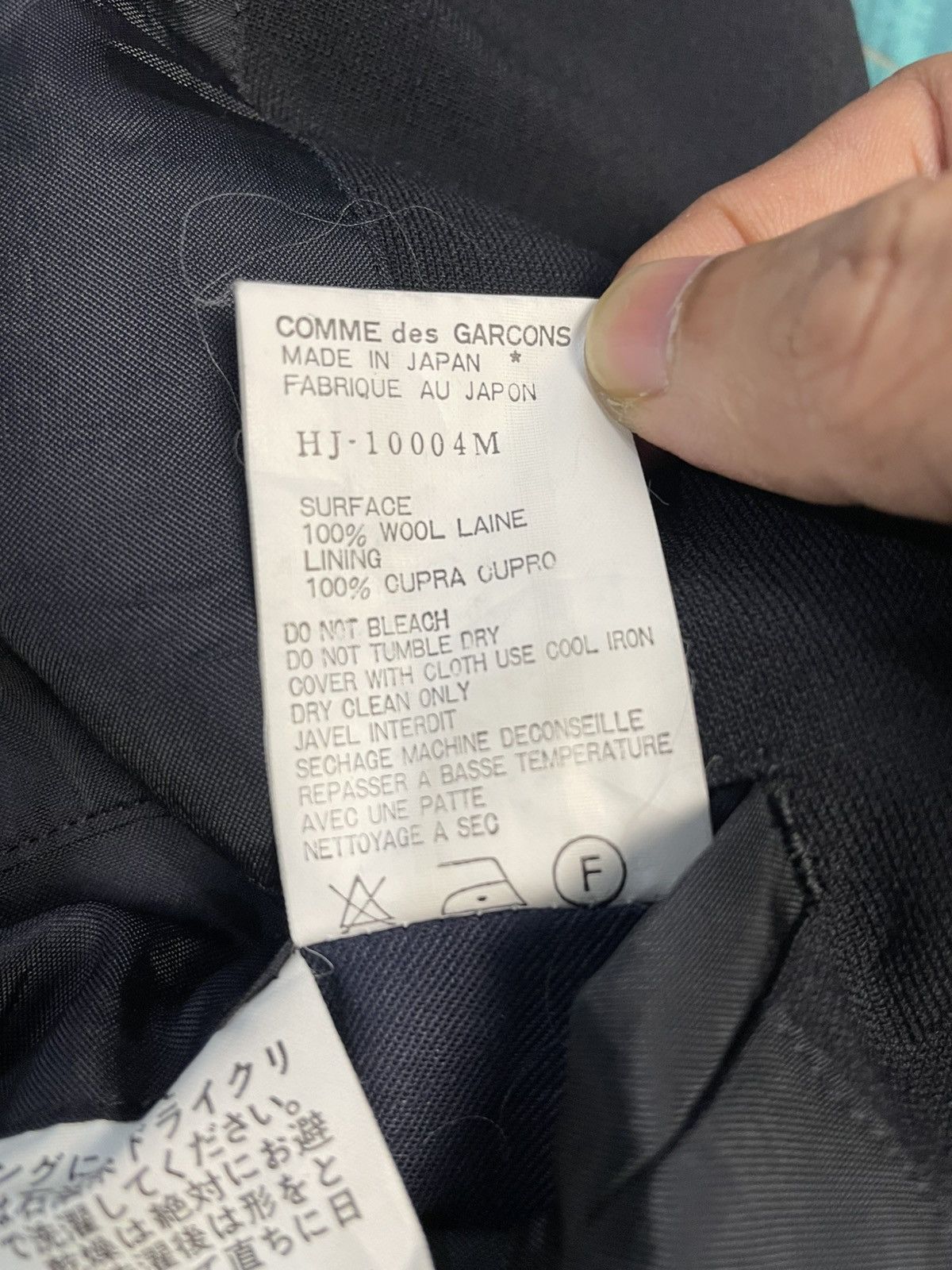 Comme des Garcons AD1993 Vintage Comme des Garcons Wool Blazer Coat Size US M / EU 48-50 / 2 - 10 Thumbnail