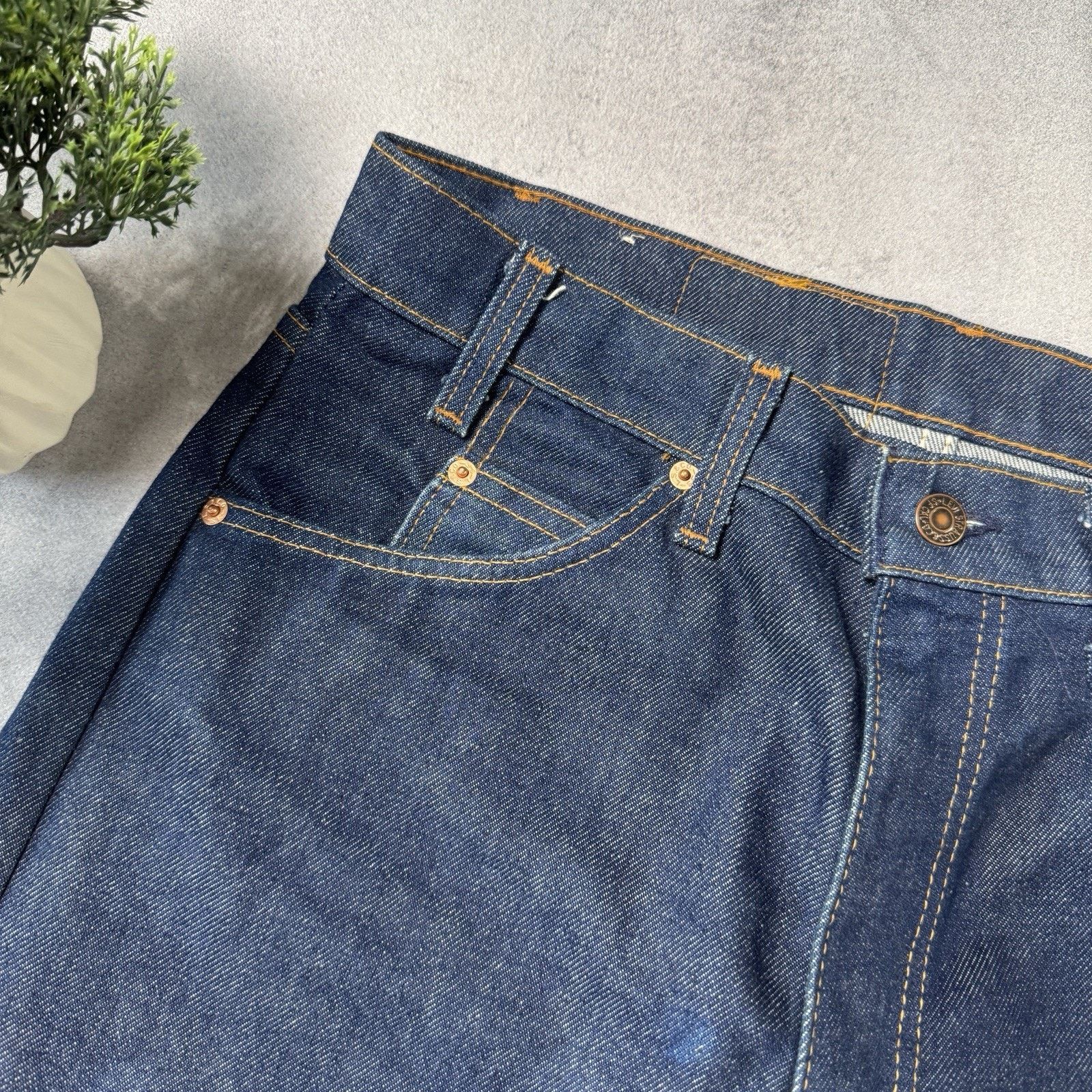 Levi's Vintage 80s Levis 505 Blue Denim Pants Size 34/32 Orange Tag Size US 34 / EU 50 - 2 Thumbnail