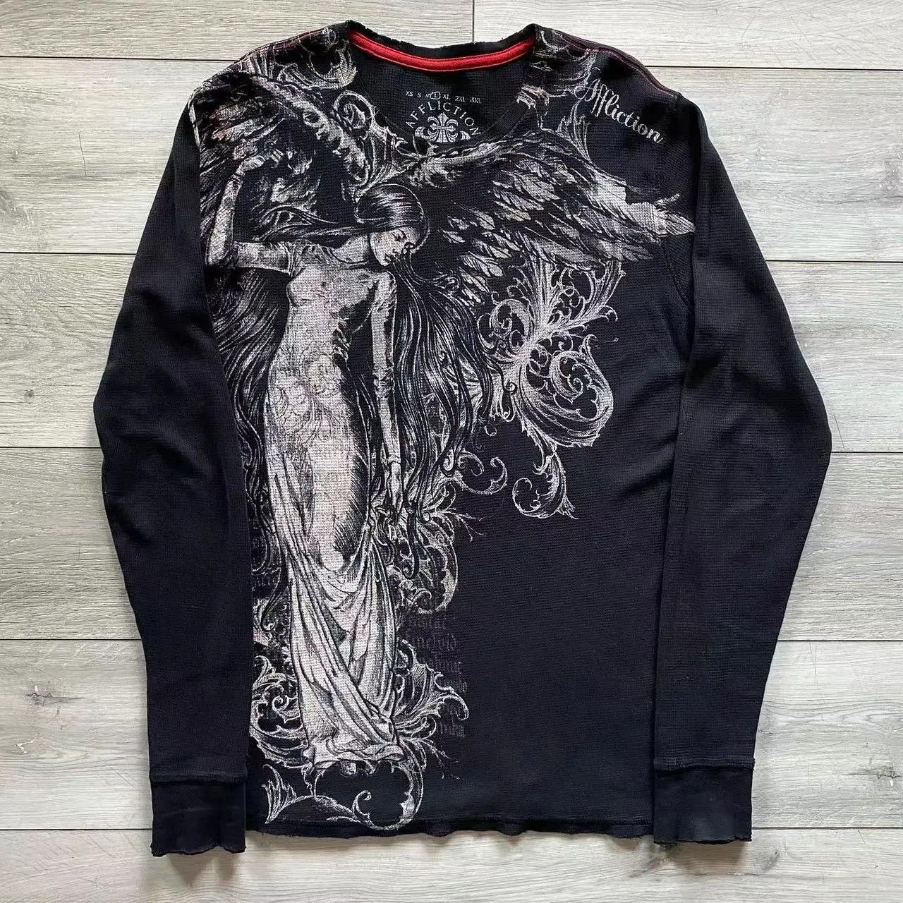 Other Y2K Affliction Hip Hop Streetwear Tshirt Size L / US 10 / IT 46 - 1 Thumbnail