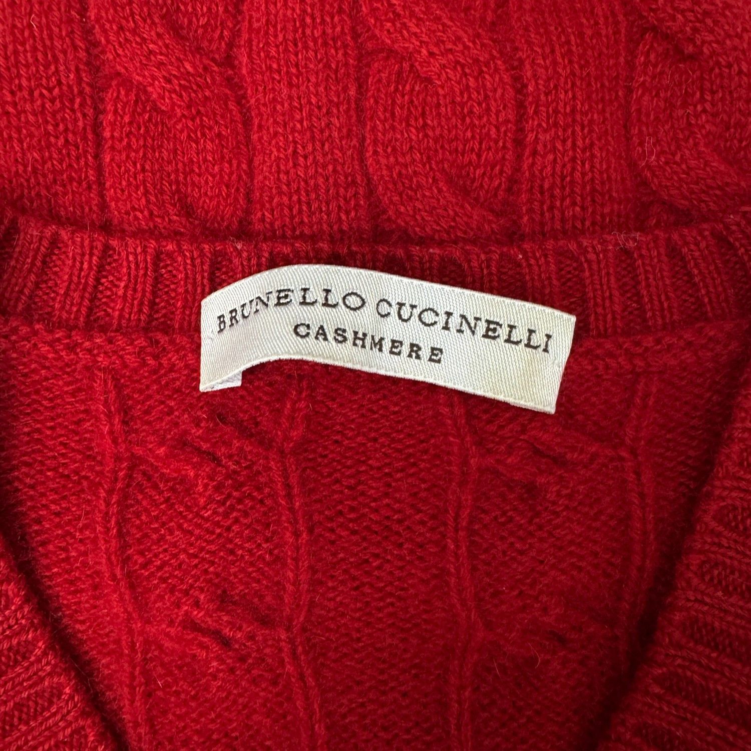Brunello Cucinelli Cashmere Cable Knit Sweater – Luxury Italian Knitwear Size M / US 6-8 / IT 42-44 - 4 Thumbnail