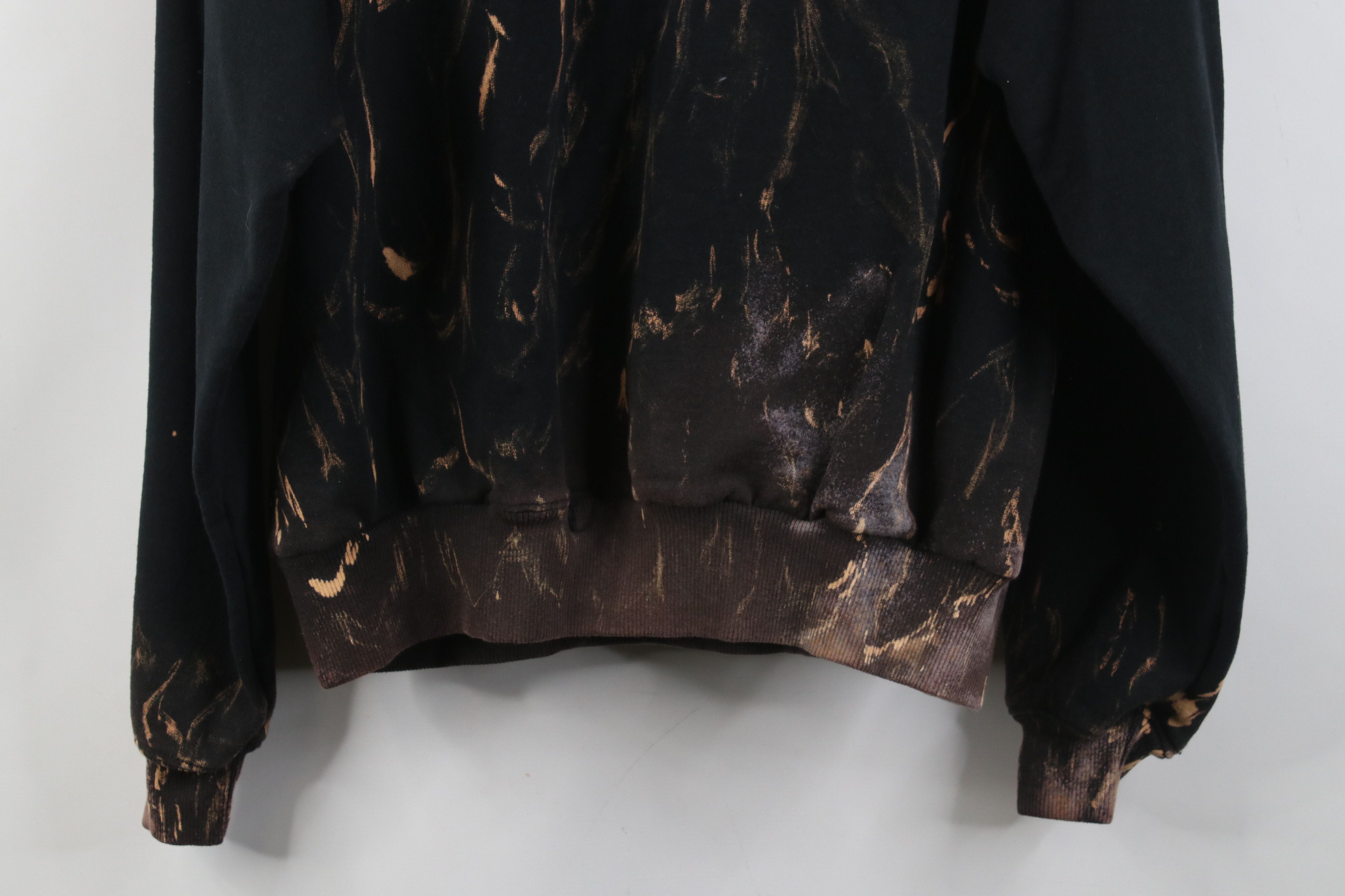 Champion Vintage Champion Acid Wash Fire Flames Hoodie Sweatshirt Size US M / EU 48-50 / 2 - 14 Thumbnail
