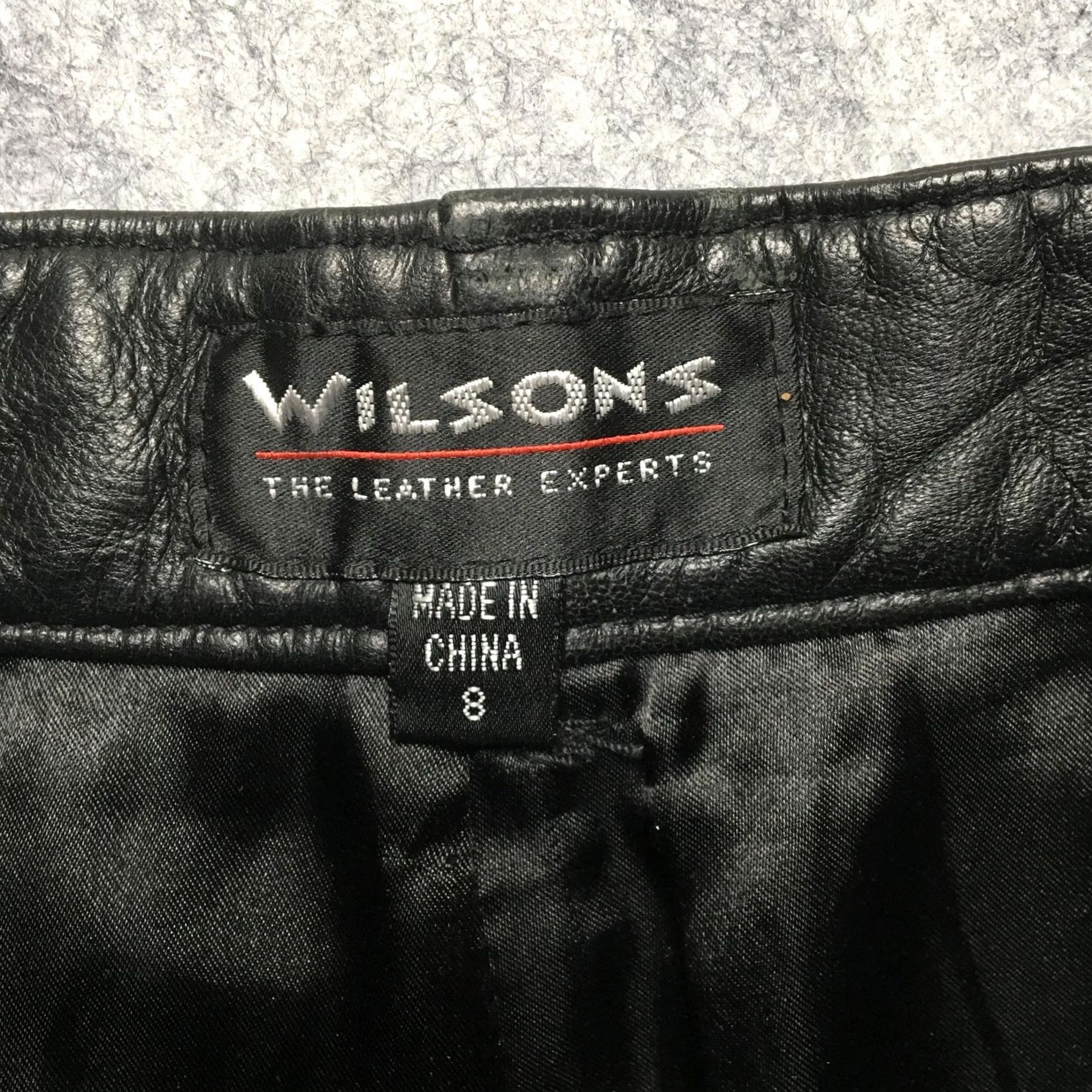 Vintage Wilsons Leather Pants Womens 8 Black Straight Leg Lined Casual 5 Pocket Mens? Womens Size 30" / US 8 / IT 44 - 5 Thumbnail