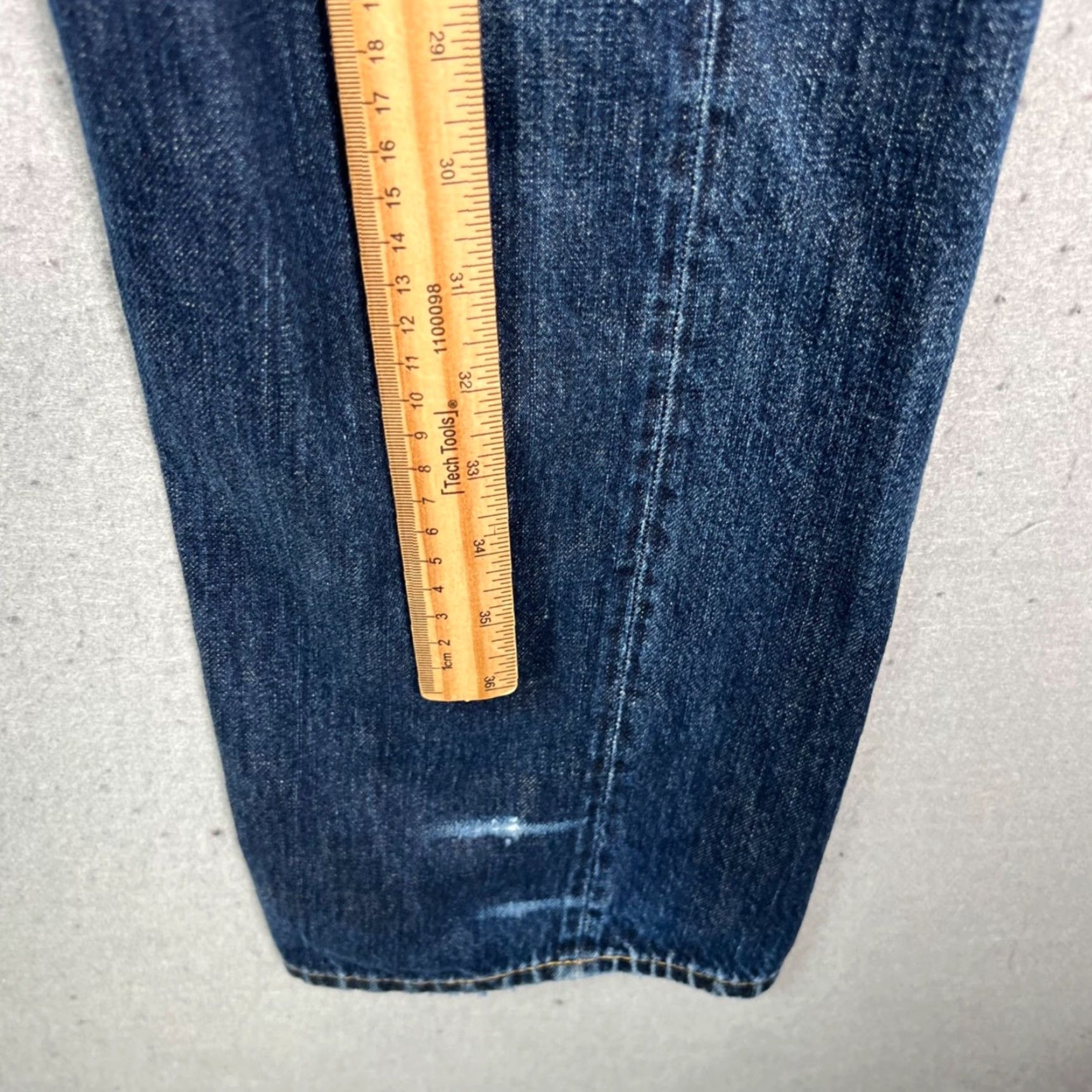 Levi's Levi'S 501 XX Jeans 32 x 30 Blue Denim Distressed Straight Mens Regular Size Type: Jeans Size US 32 / EU 48 - 7 Thumbnail