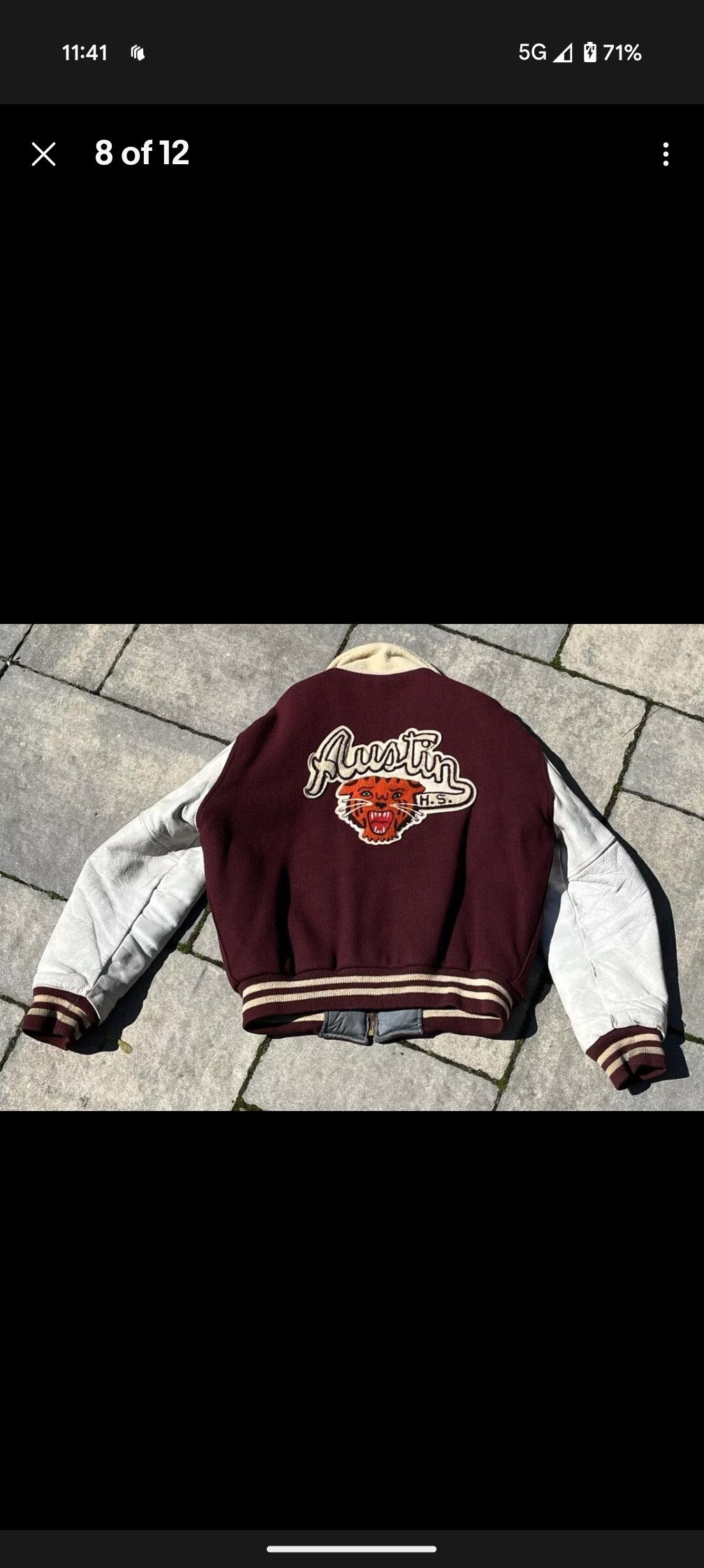 Vintage Austin varsity letterman jacket 1963 Size US M / EU 48-50 / 2 - 3 Thumbnail