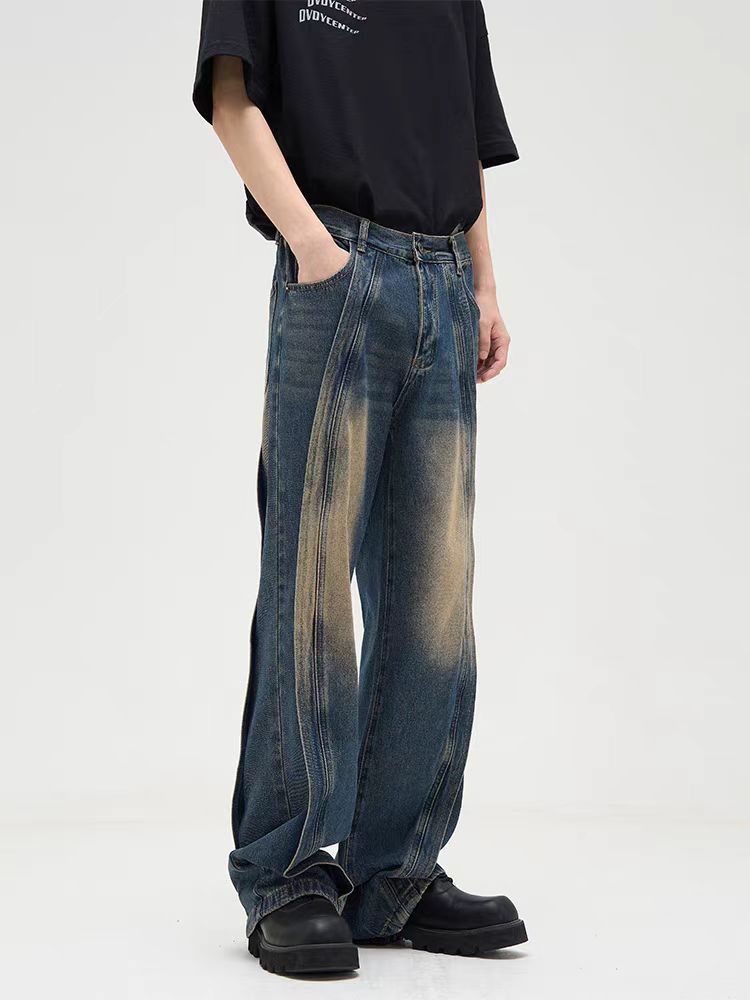 Japanese Brand × Jean High Street Vintage Washed Loose Jeans Size US 34 / EU 50 - 2 Thumbnail