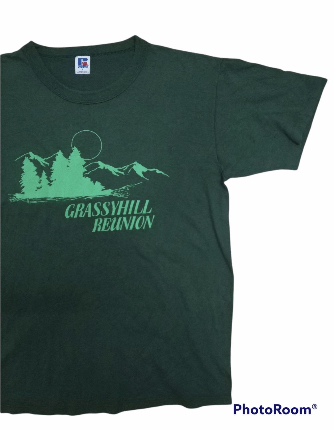 Russell Athletic 🔥Vintage 80s Russel Athletic Grassyhill Reunion Tees Size US M / EU 48-50 / 2 - 3 Thumbnail